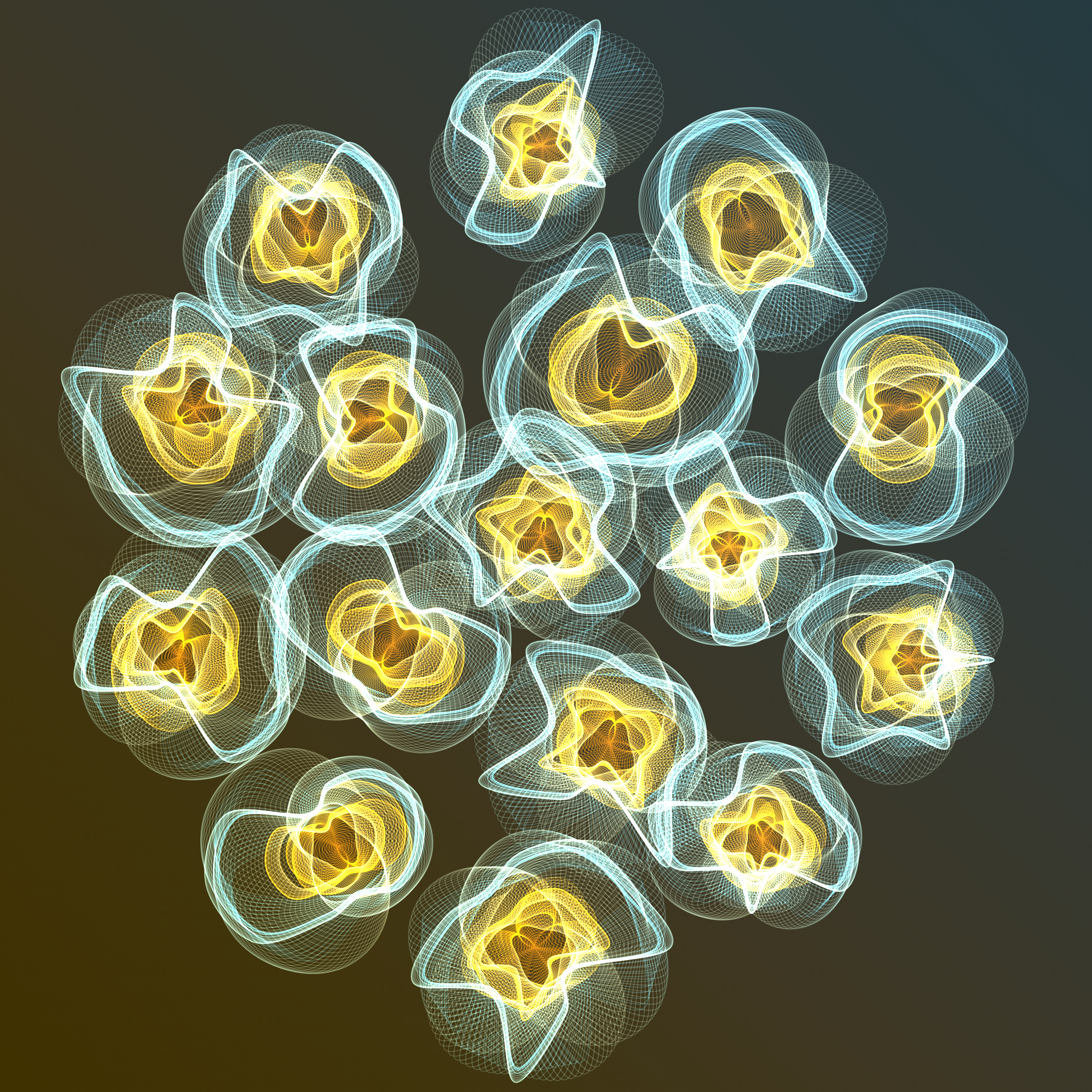 Art Blocks - Art Blocks v2 - Flowers #4412 - NFT # 116004412