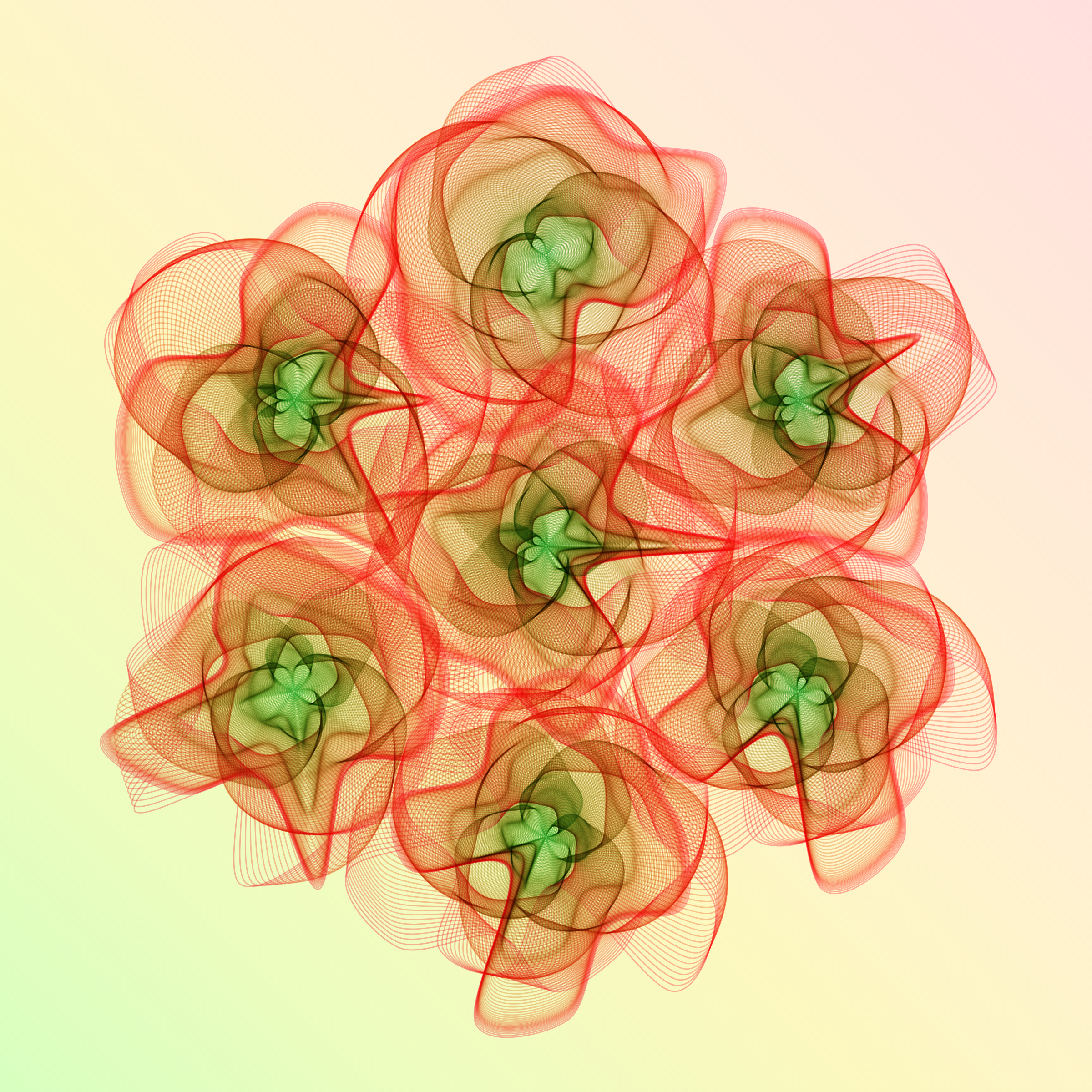 Art Blocks - Art Blocks v2 - Flowers #4431 - NFT # 116004431