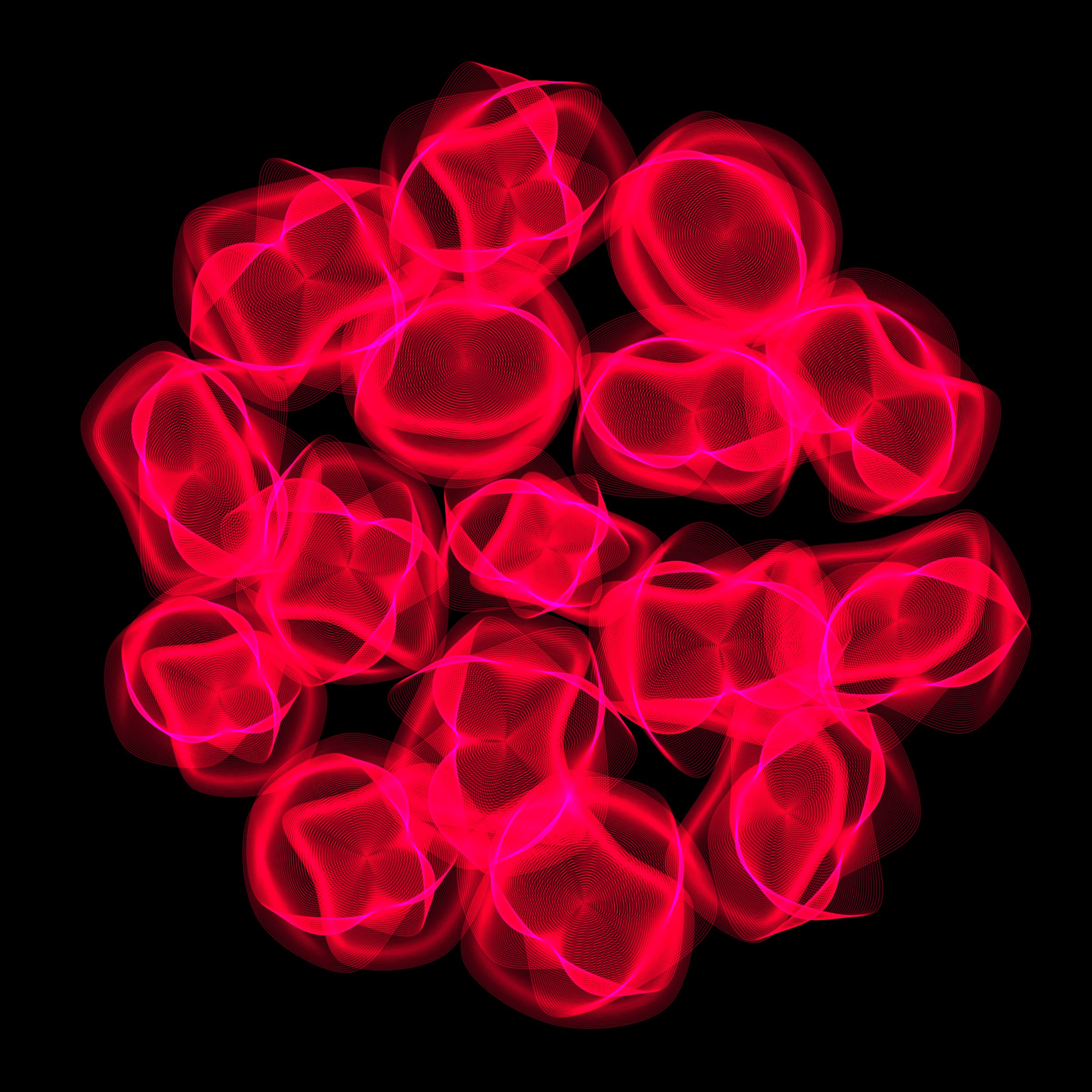 Art Blocks - Art Blocks v2 - Flowers #4434 - NFT # 116004434