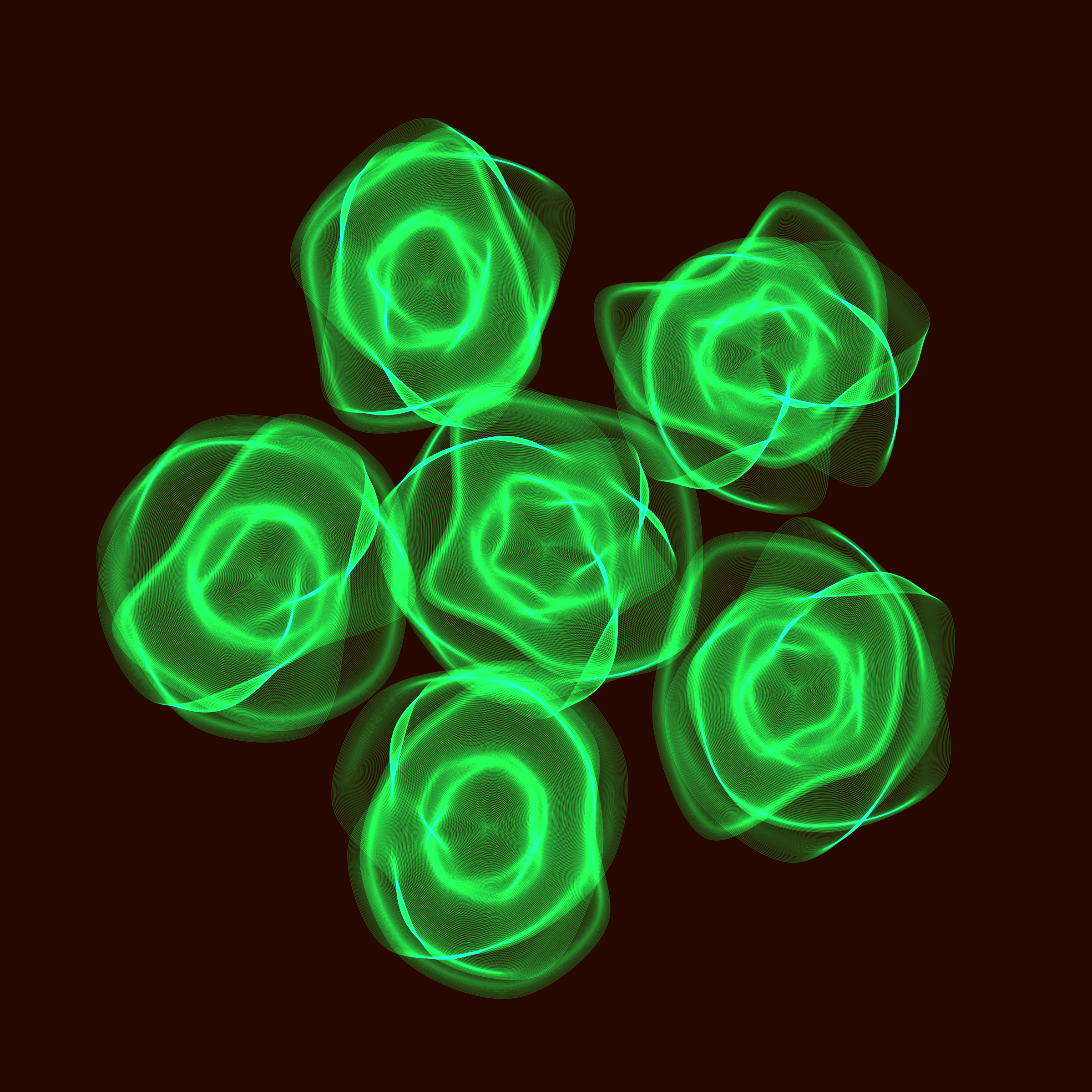 Art Blocks - Art Blocks v2 - Flowers #4444 - NFT # 116004444