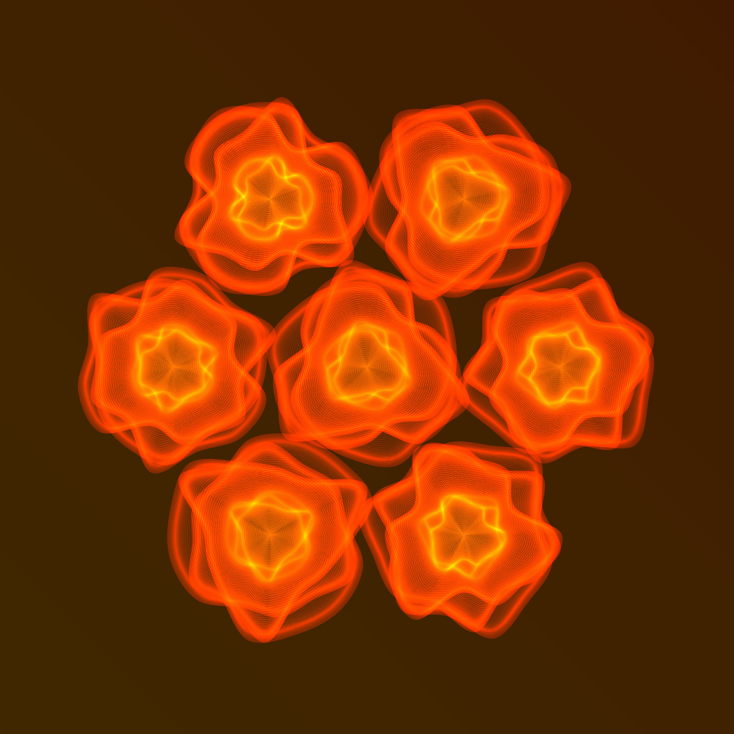 Art Blocks - Art Blocks v2 - Flowers #4446 - NFT # 116004446