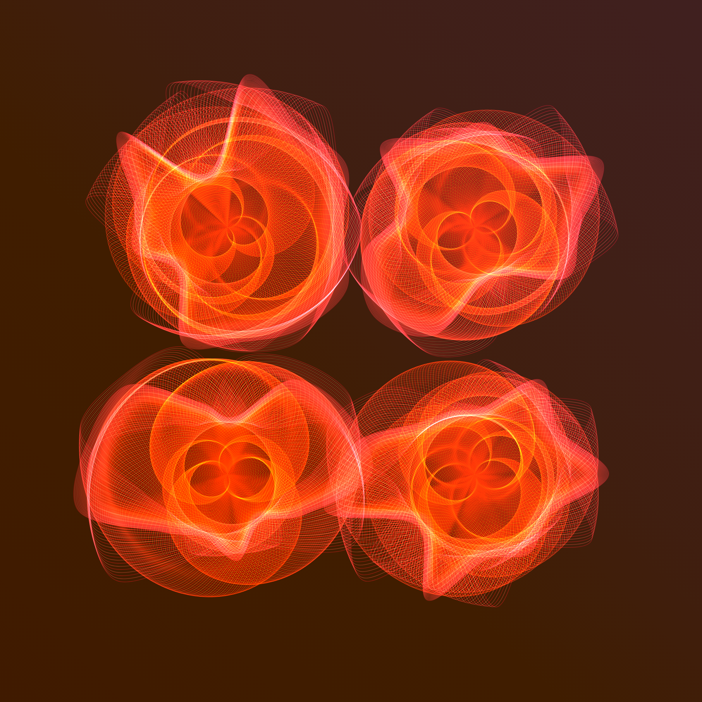 Art Blocks - Art Blocks v2 - Flowers #4447 - NFT # 116004447