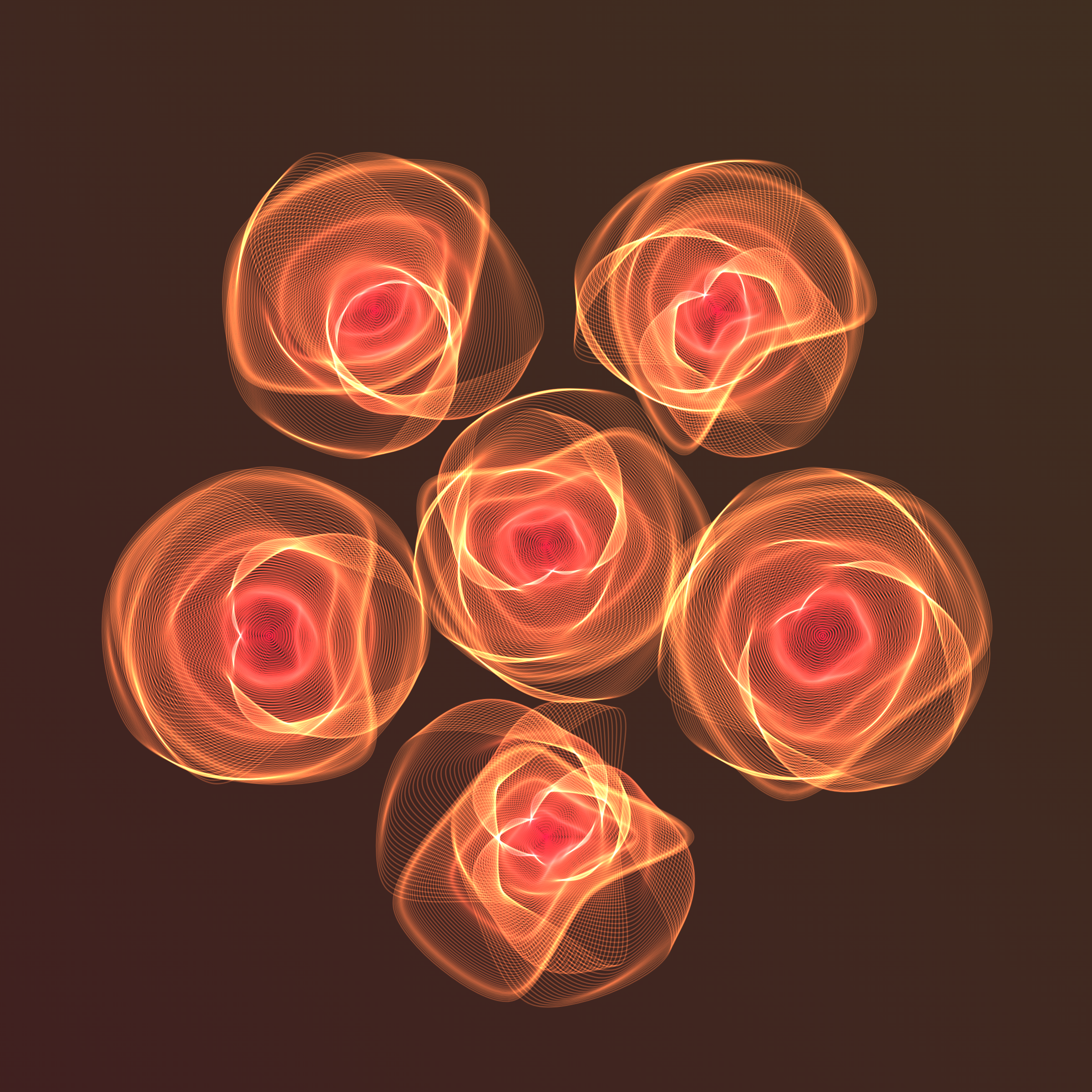 Art Blocks - Art Blocks v2 - Flowers #4450 - NFT # 116004450