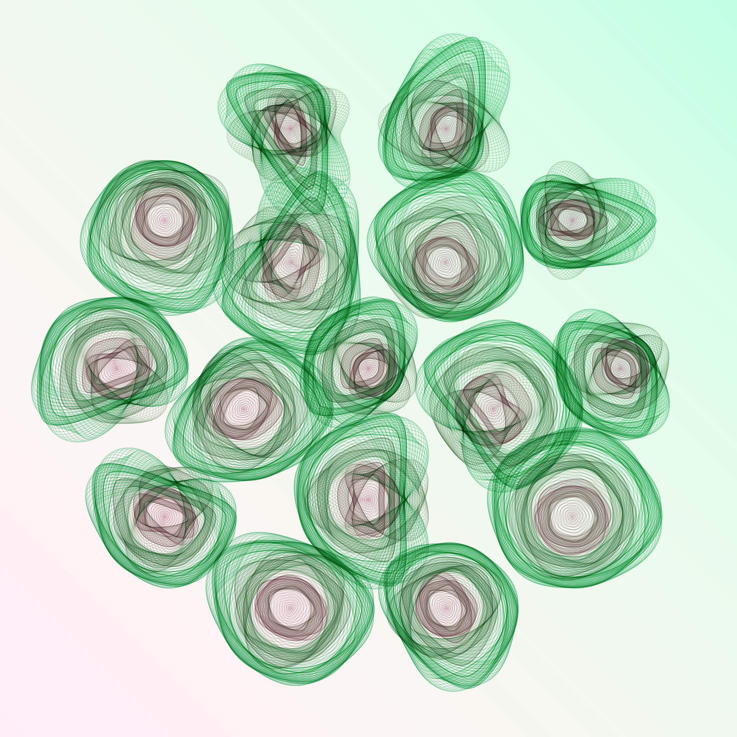 Art Blocks - Art Blocks v2 - Flowers #4454 - NFT # 116004454