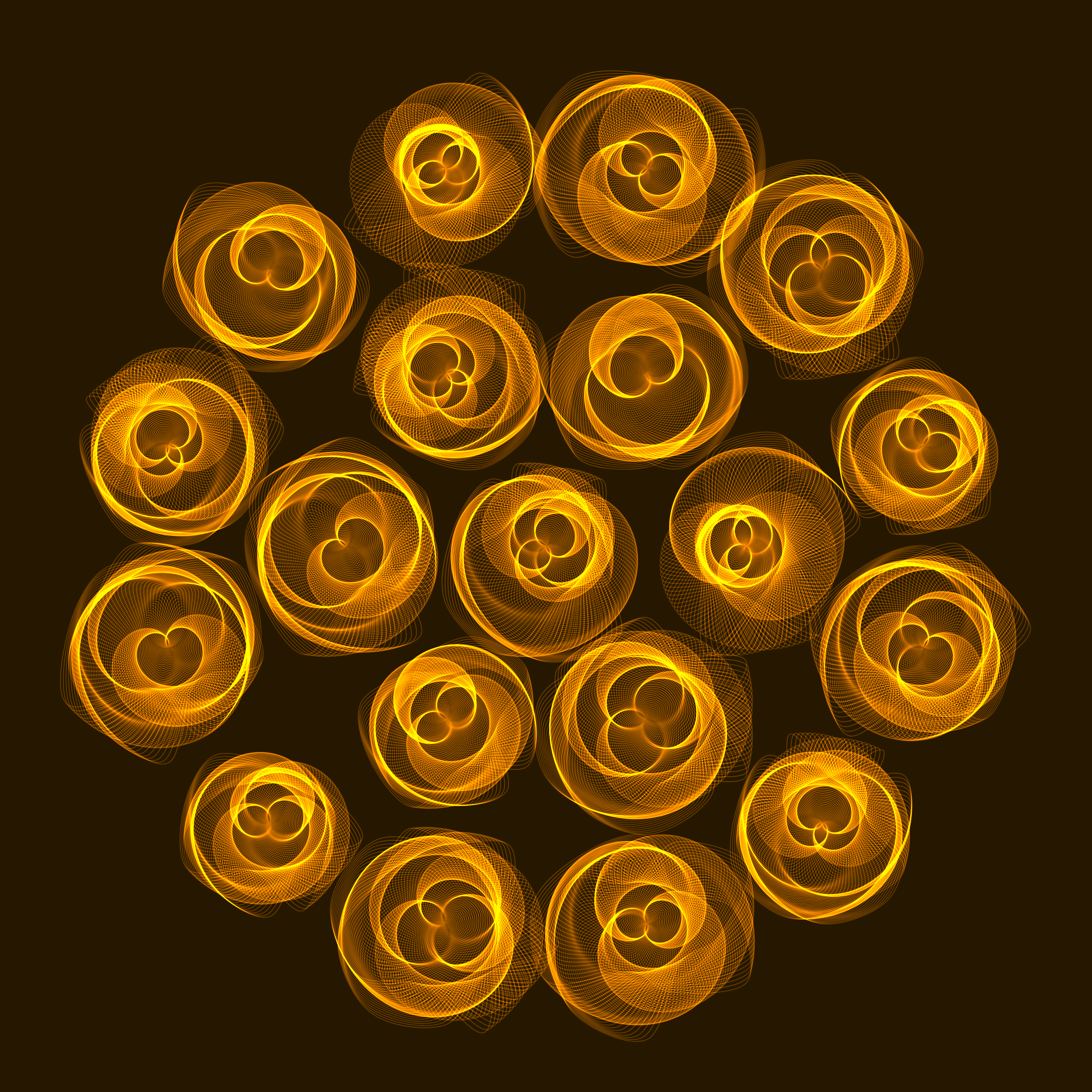 Art Blocks - Art Blocks v2 - Flowers #4457 - NFT # 116004457