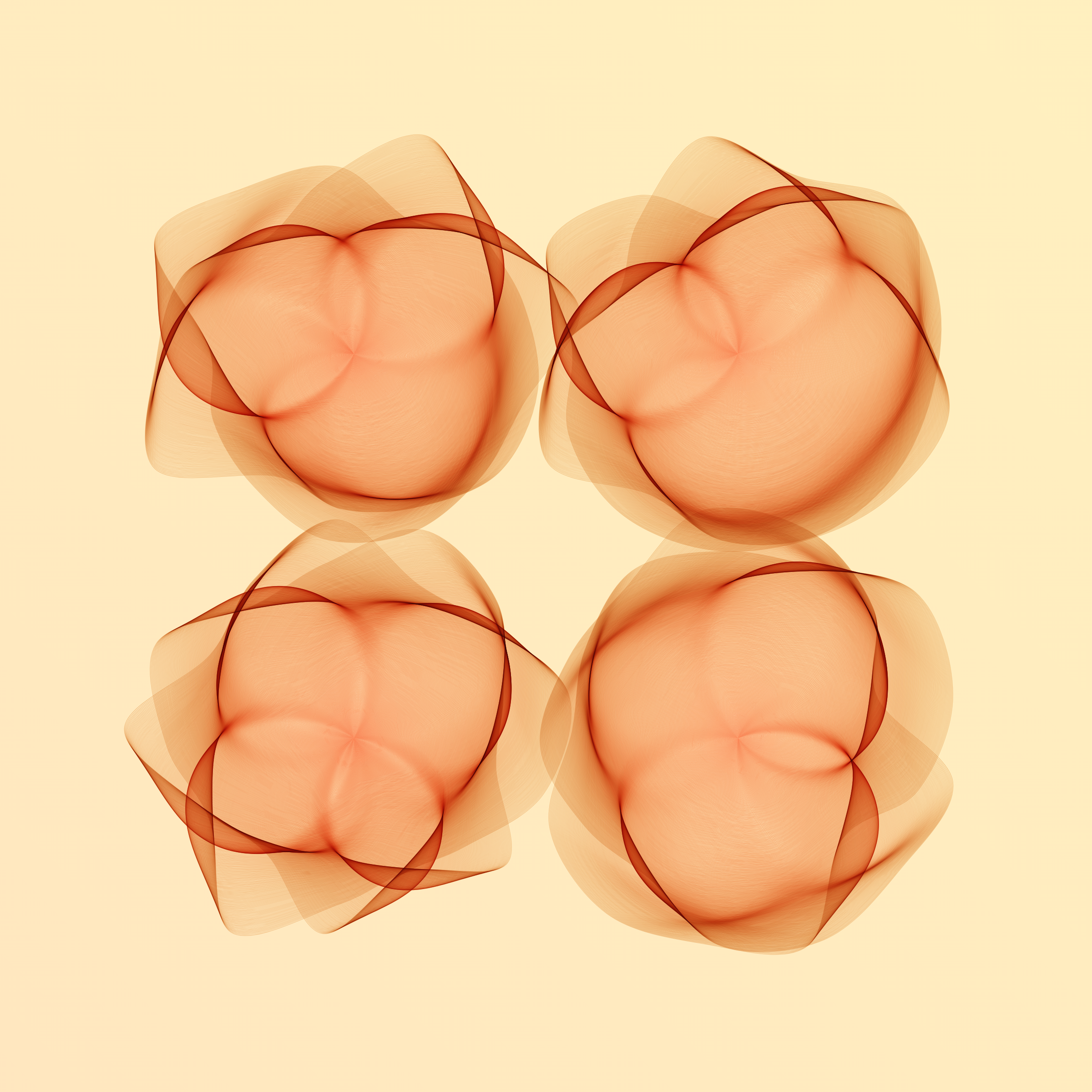 Art Blocks - Art Blocks v2 - Flowers #4458 - NFT # 116004458