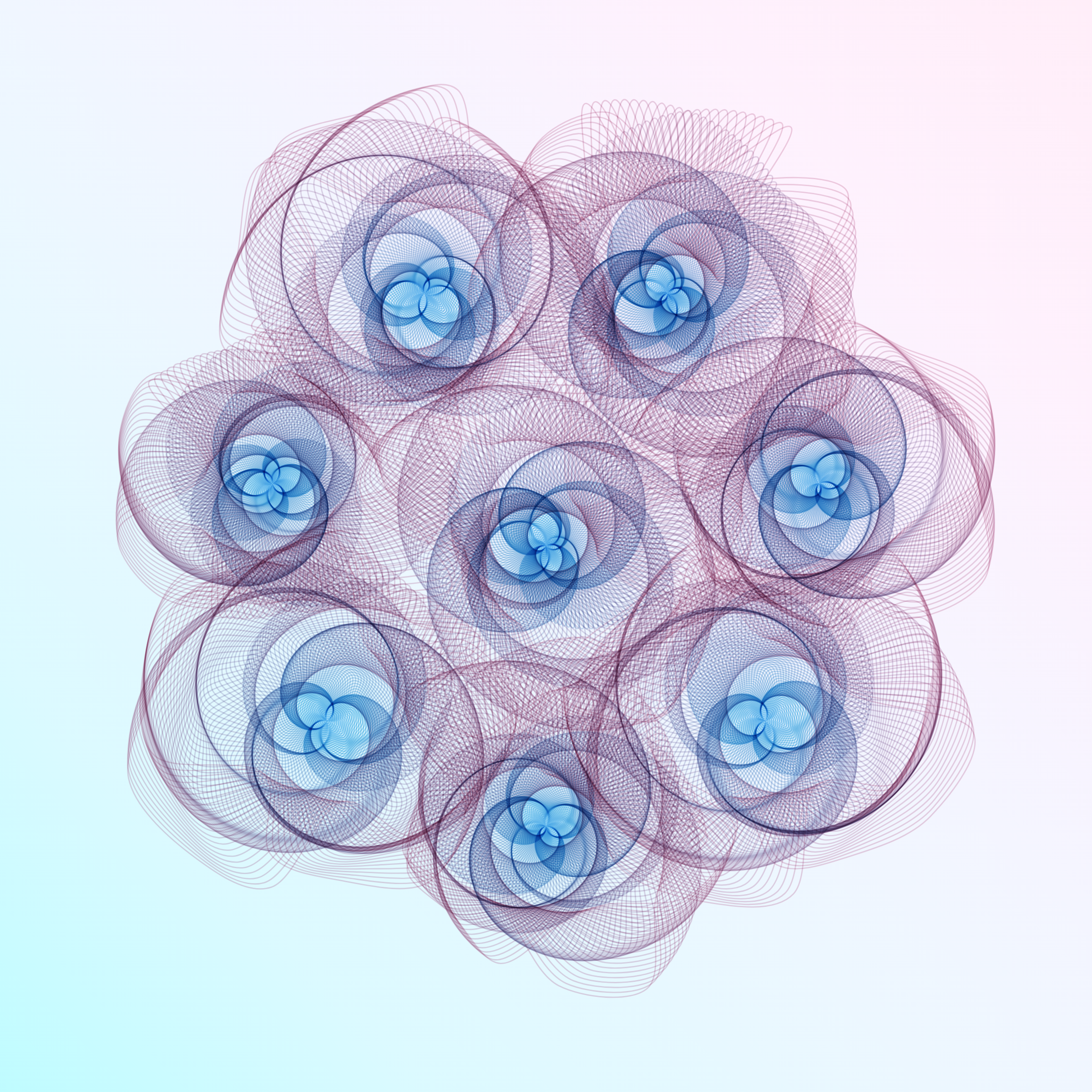 Art Blocks - Art Blocks v2 - Flowers #4459 - NFT # 116004459