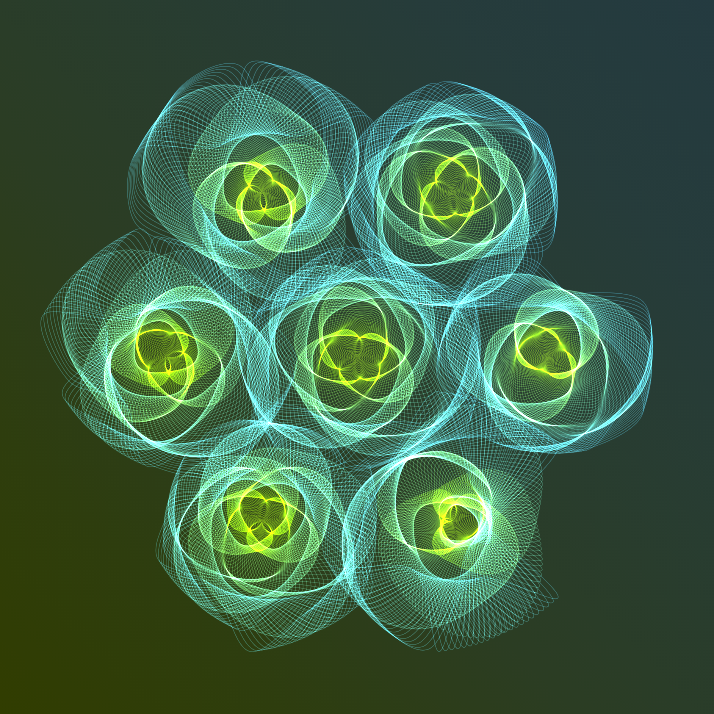 Art Blocks - Art Blocks v2 - Flowers #4467 - NFT # 116004467