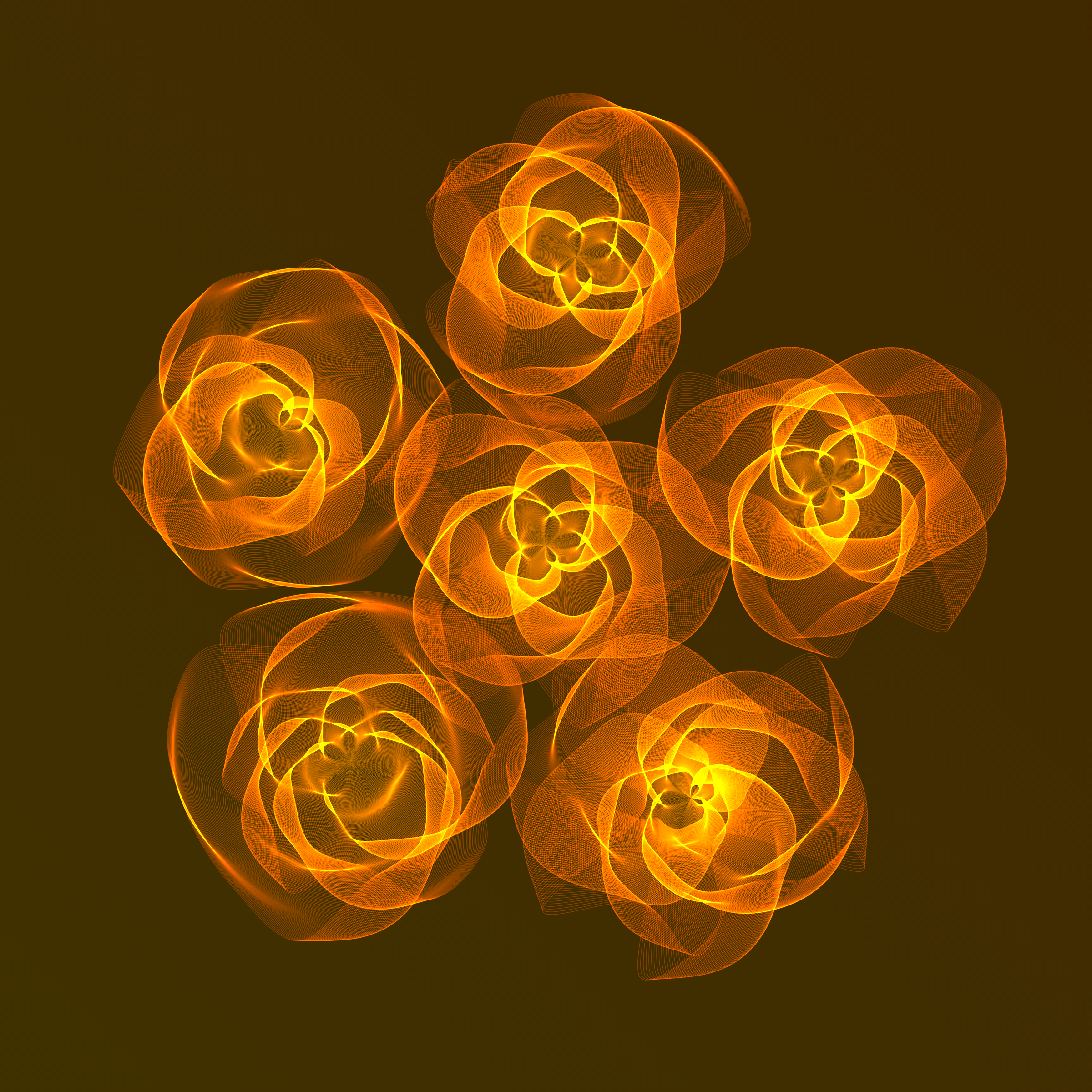 Art Blocks - Art Blocks v2 - Flowers #4484 - NFT # 116004484