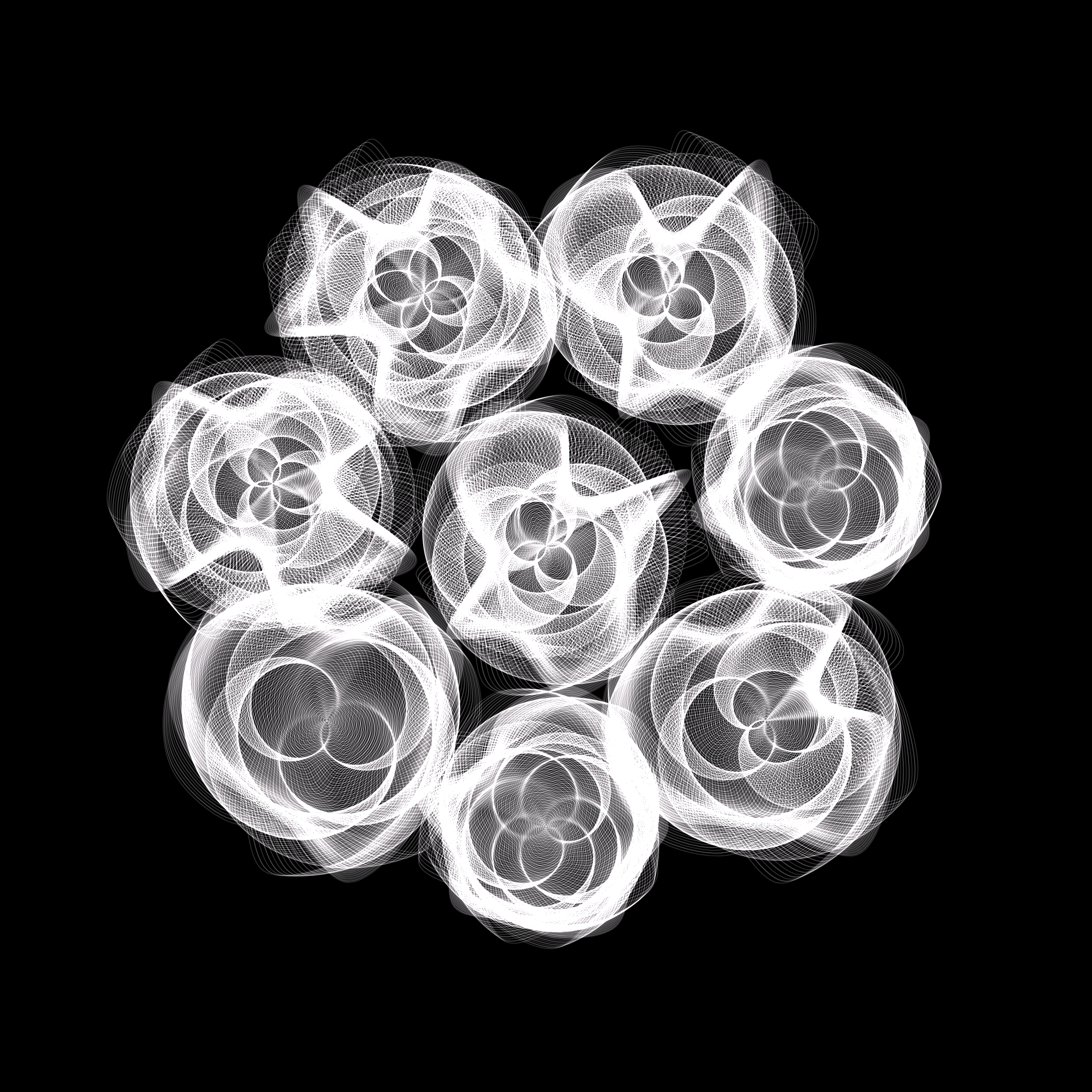 Art Blocks - Art Blocks v2 - Flowers #4485 - NFT # 116004485