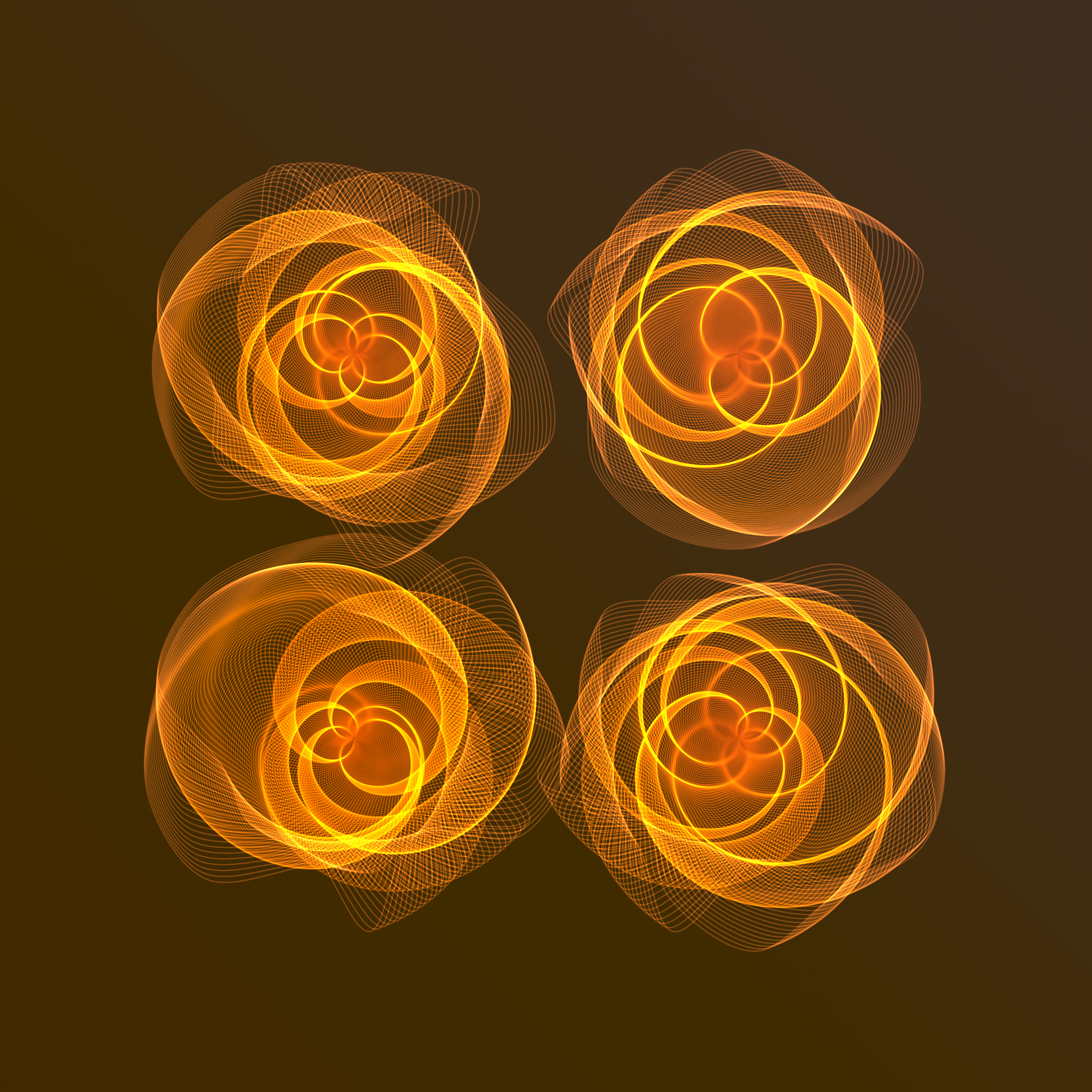 Art Blocks - Art Blocks v2 - Flowers #4488 - NFT # 116004488