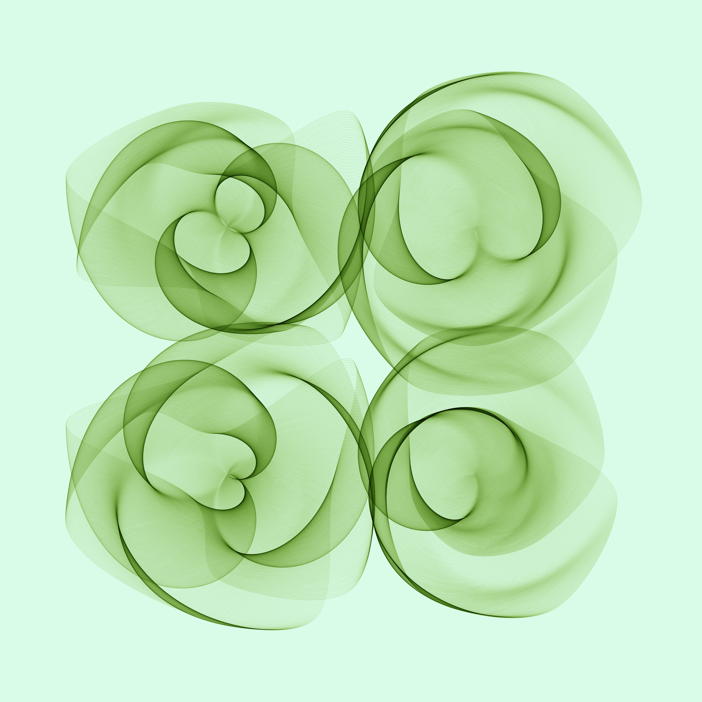 Art Blocks - Art Blocks v2 - Flowers #4490 - NFT # 116004490