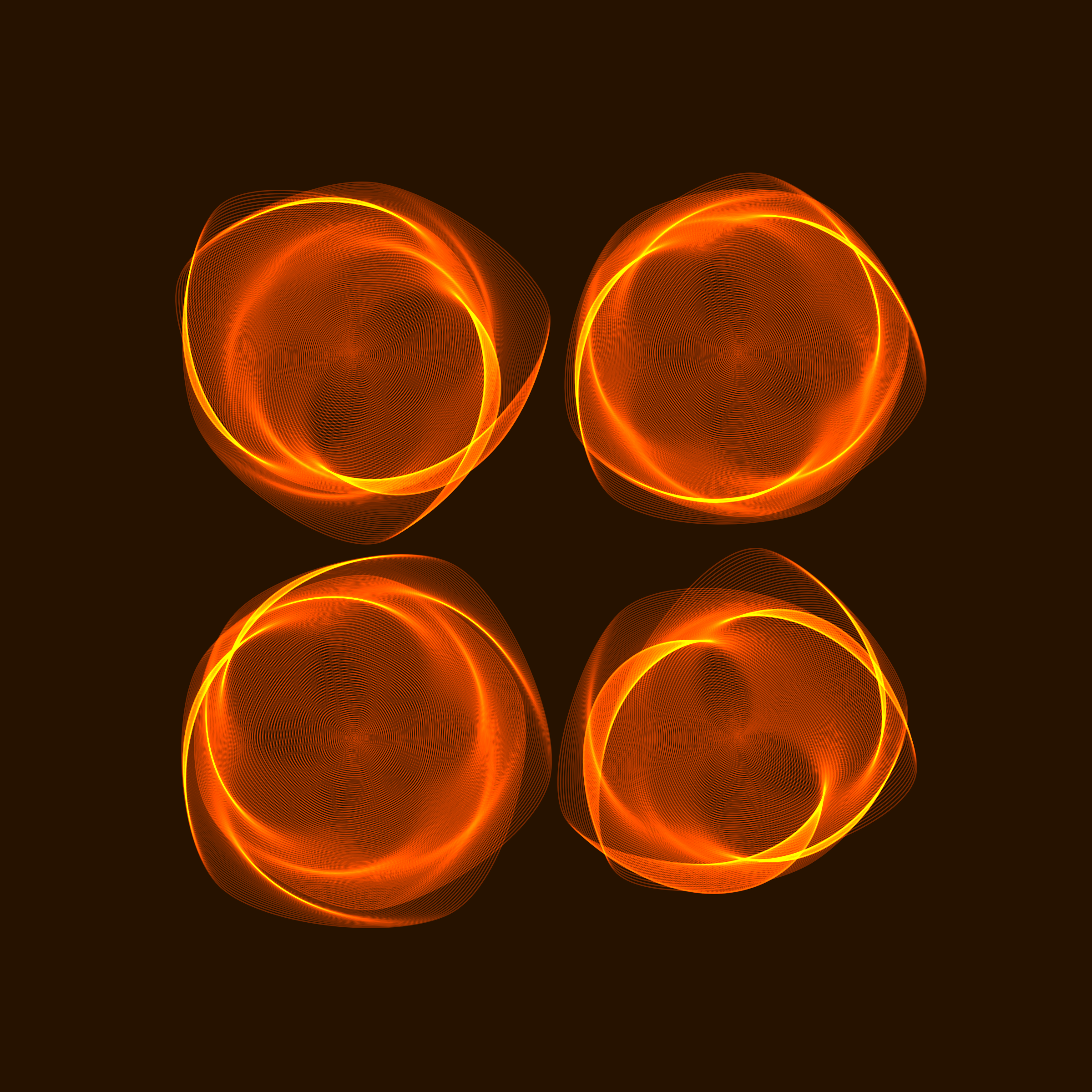 Art Blocks - Art Blocks v2 - Flowers #4492 - NFT # 116004492