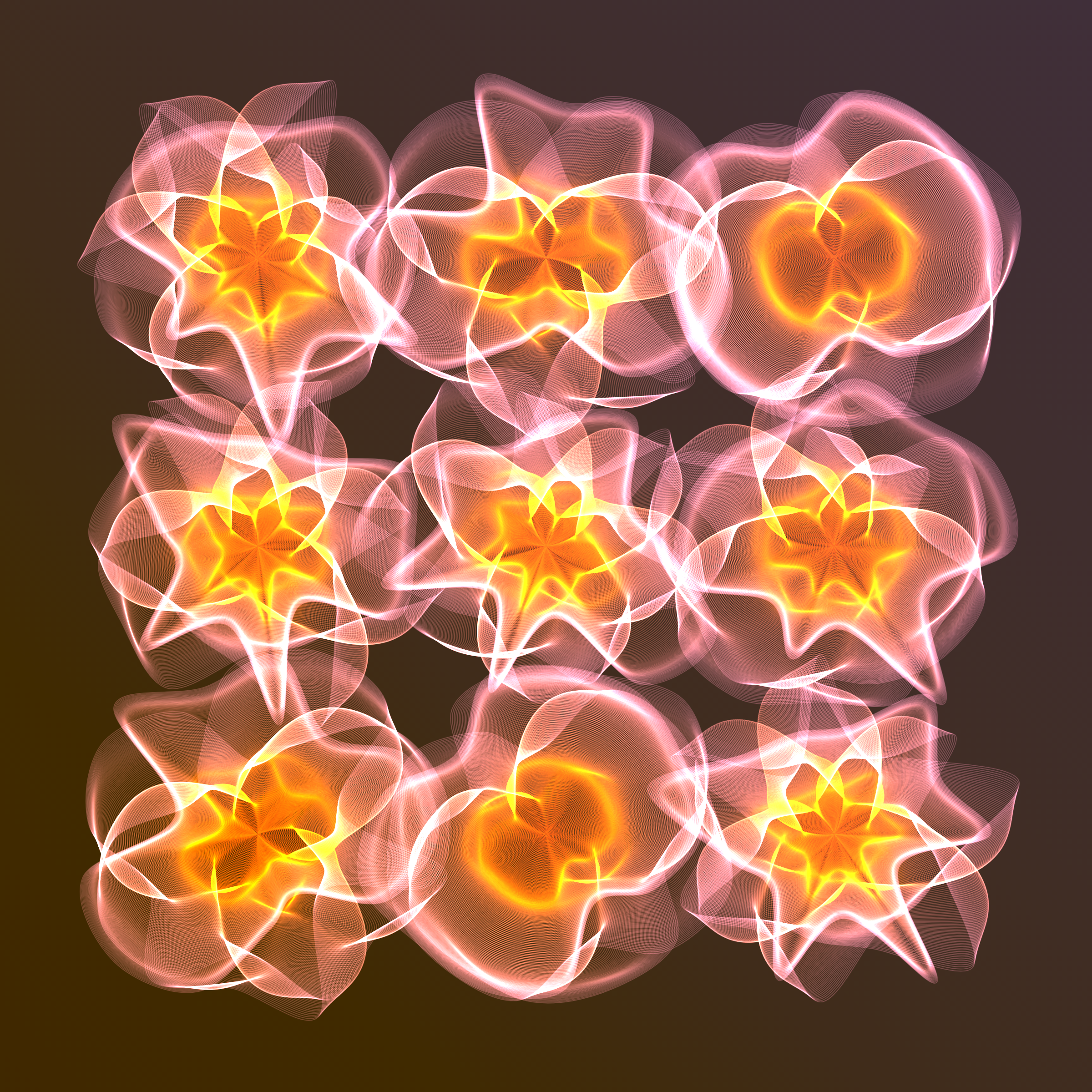 Art Blocks - Art Blocks v2 - Flowers #4494 - NFT # 116004494