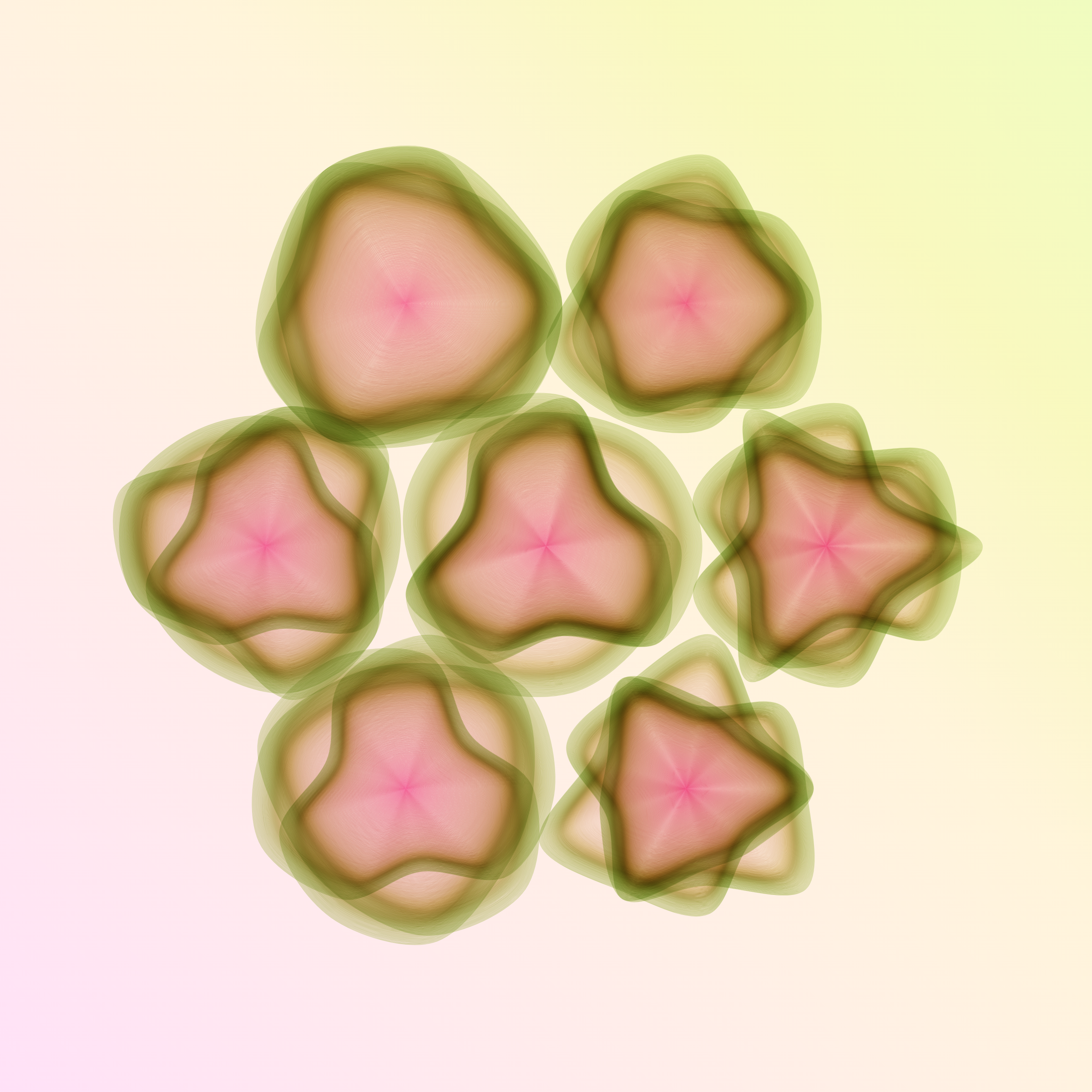 Art Blocks - Art Blocks v2 - Flowers #4497 - NFT # 116004497