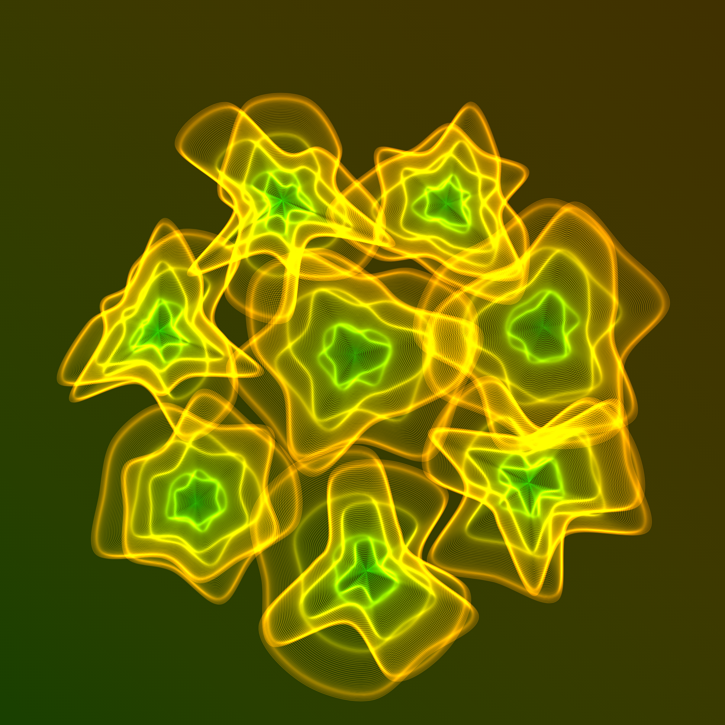 Art Blocks - Art Blocks v2 - Flowers #4500 - NFT # 116004500