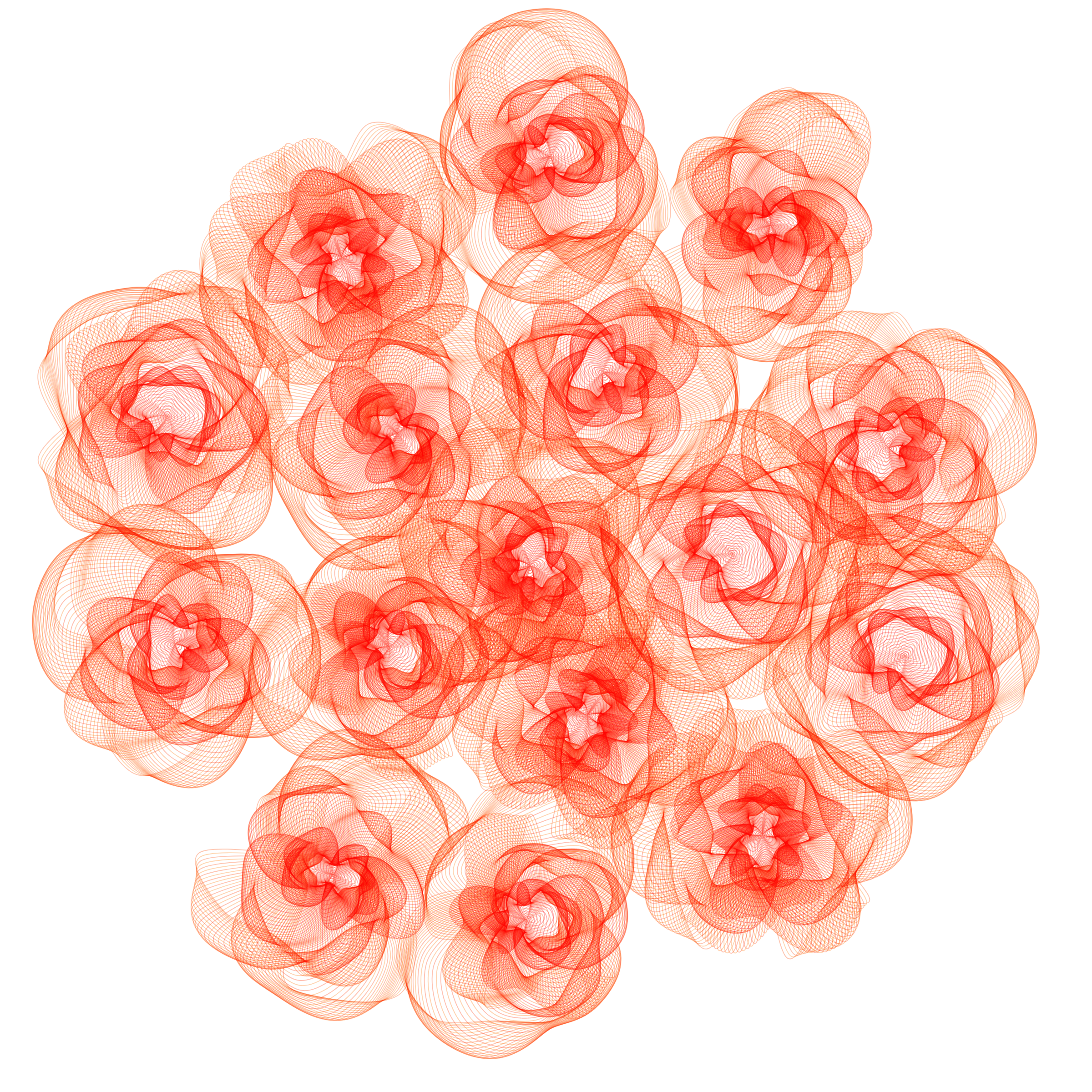 Art Blocks - Art Blocks v2 - Flowers #4506 - NFT # 116004506