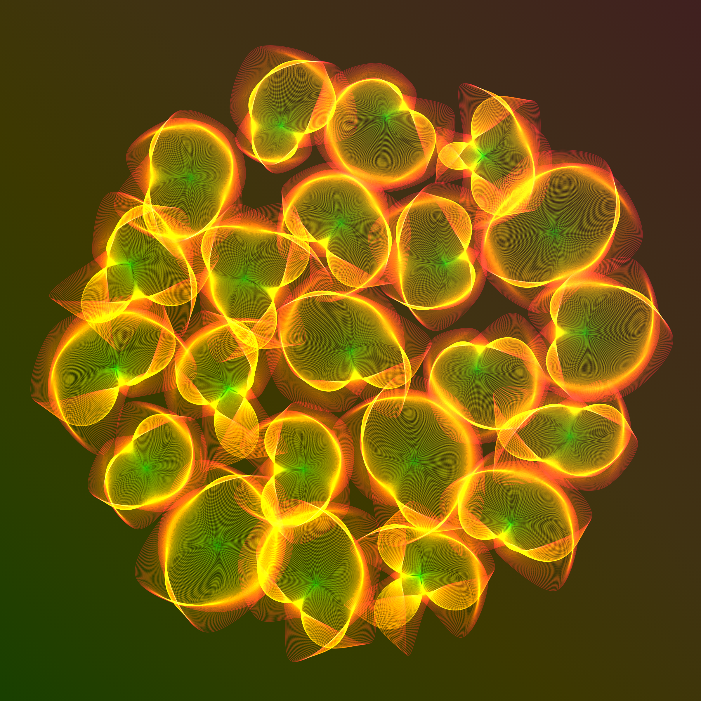 Art Blocks - Art Blocks v2 - Flowers #4508 - NFT # 116004508