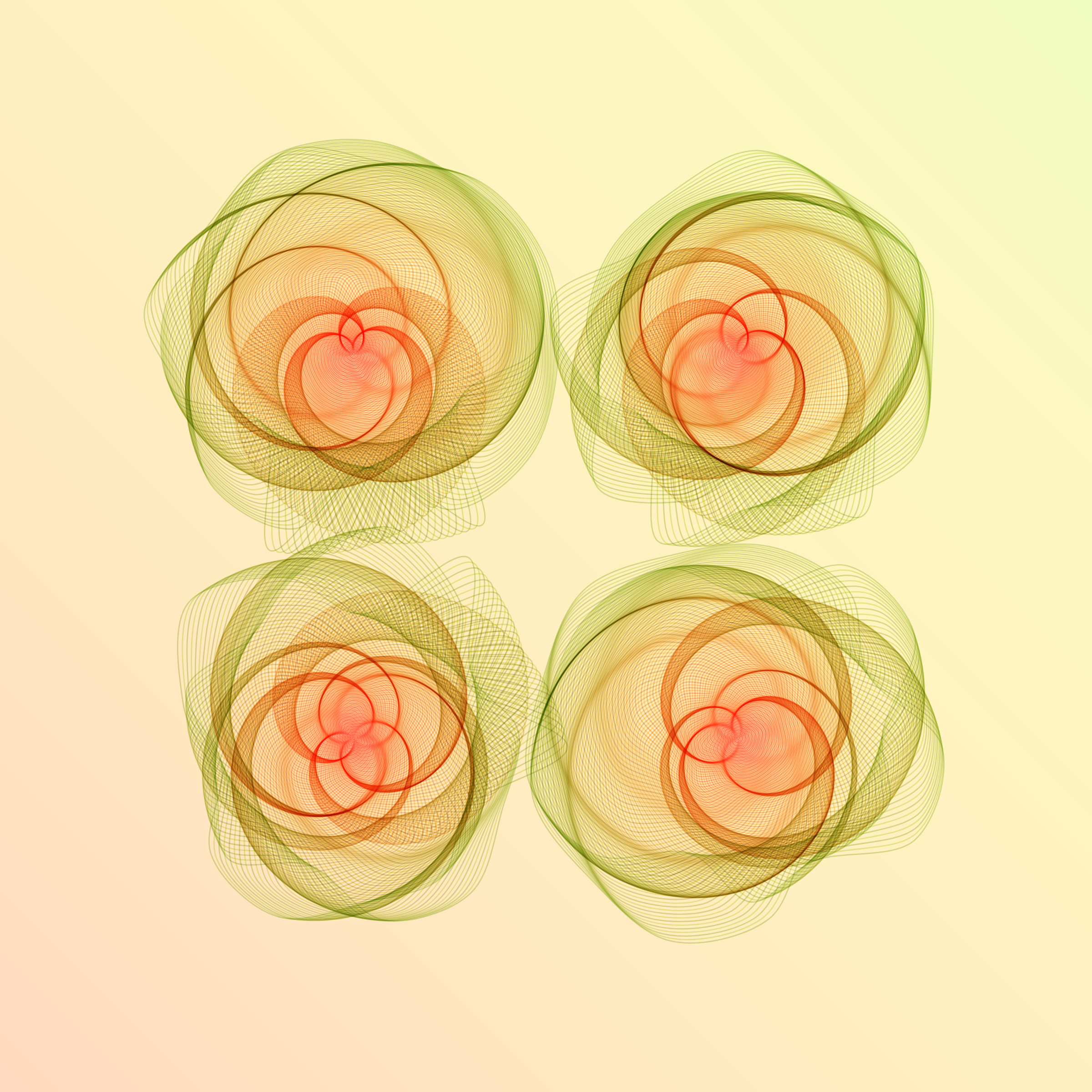 Art Blocks - Art Blocks v2 - Flowers #4518 - NFT # 116004518