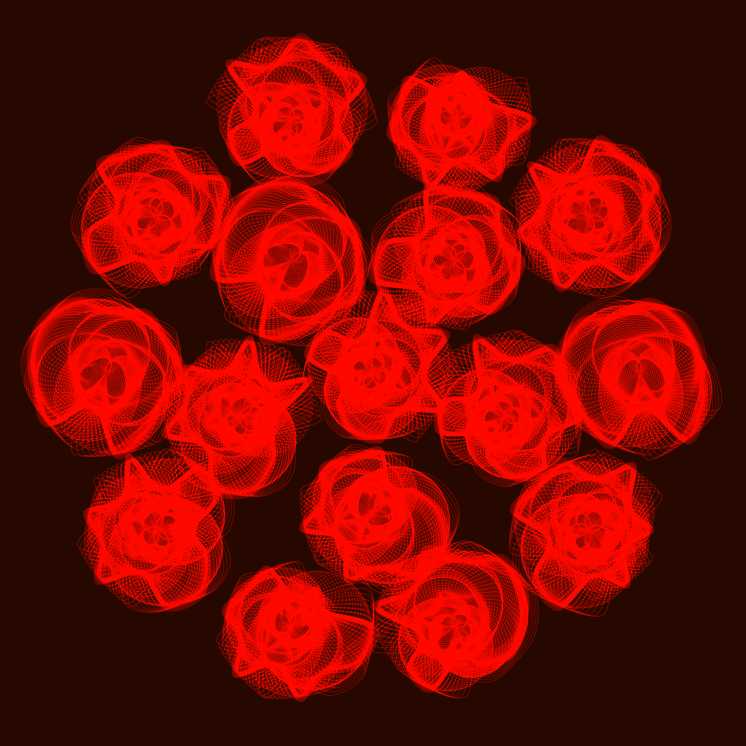 Art Blocks - Art Blocks v2 - Flowers #4520 - NFT # 116004520