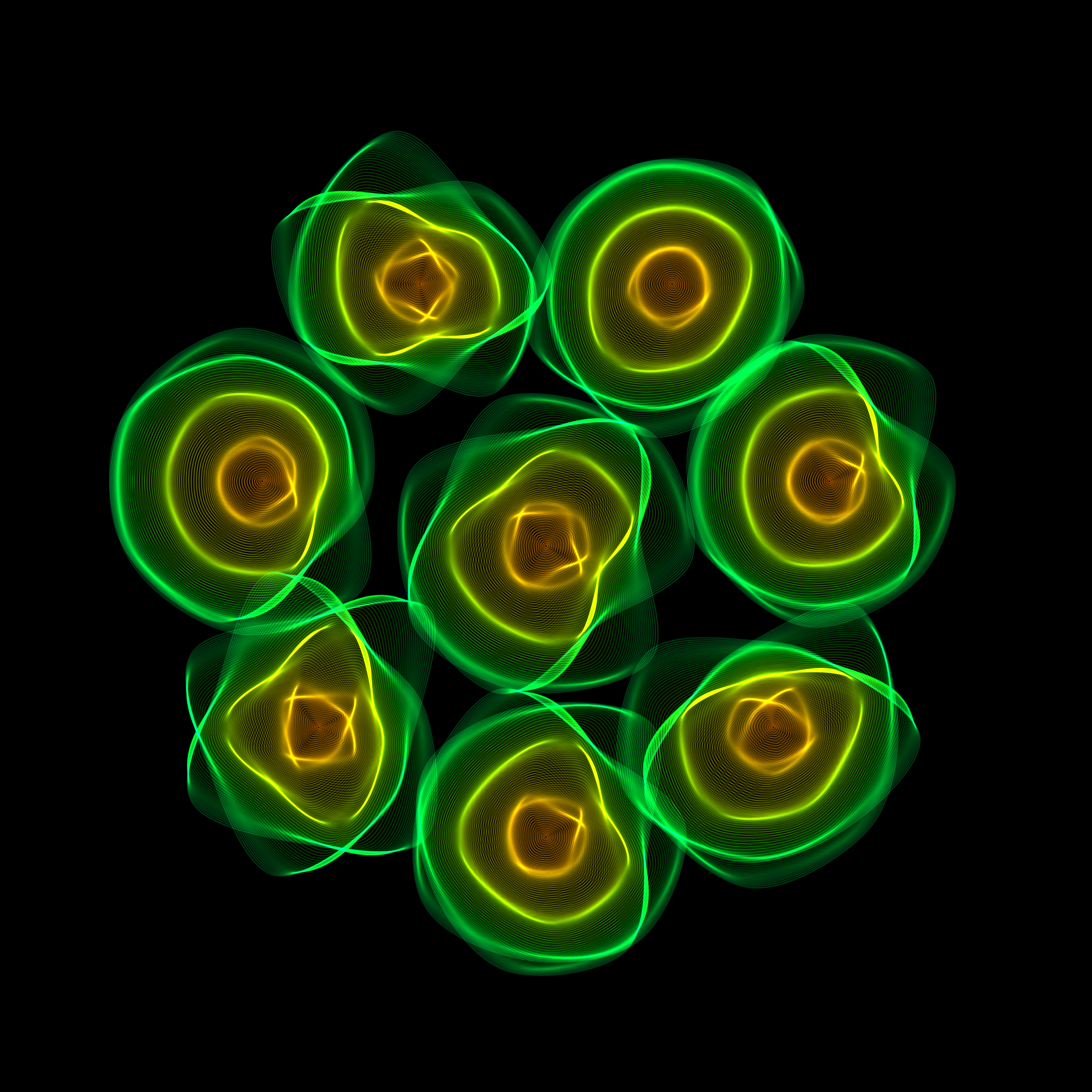 Art Blocks - Art Blocks v2 - Flowers #4545 - NFT # 116004545