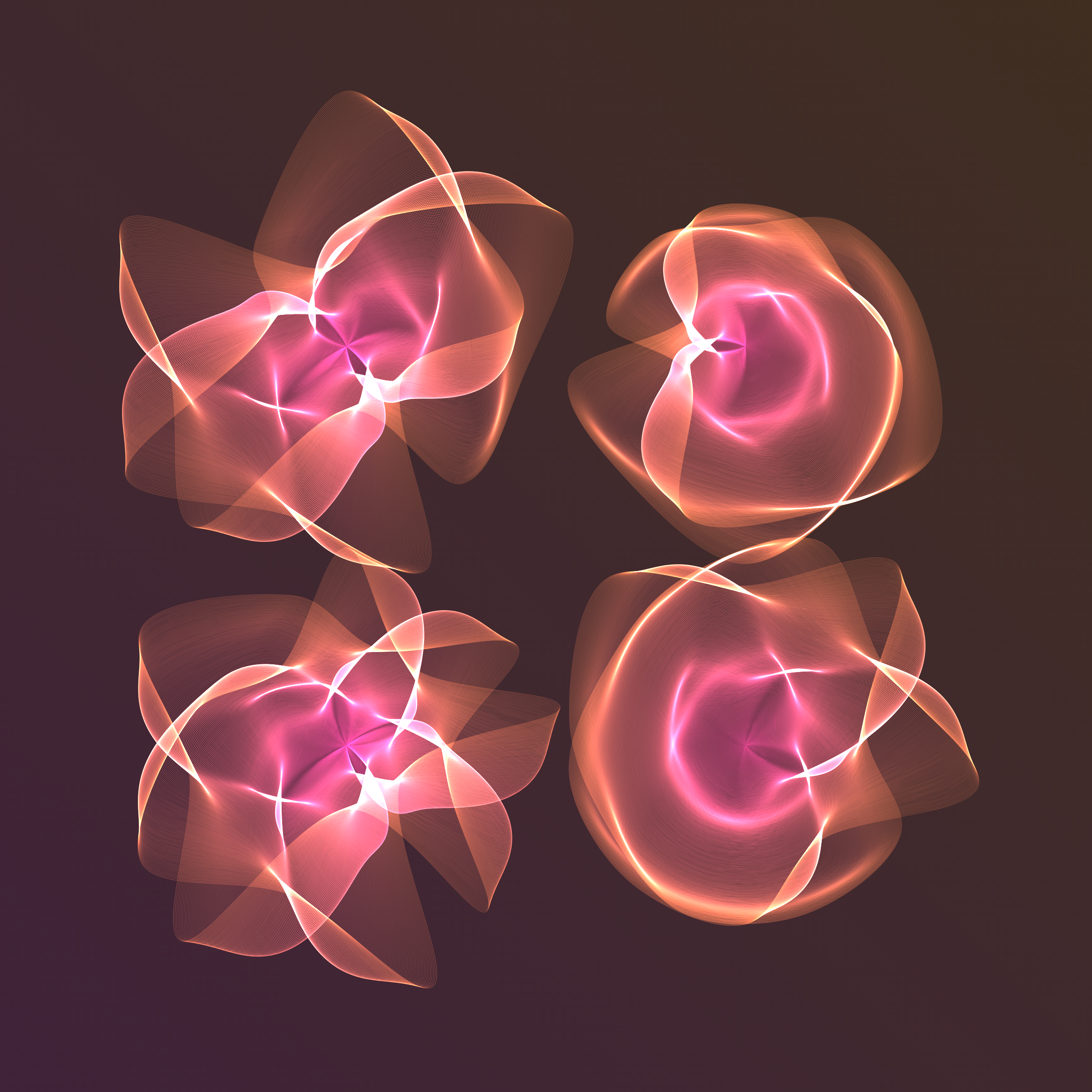 Art Blocks - Art Blocks v2 - Flowers #4548 - NFT # 116004548