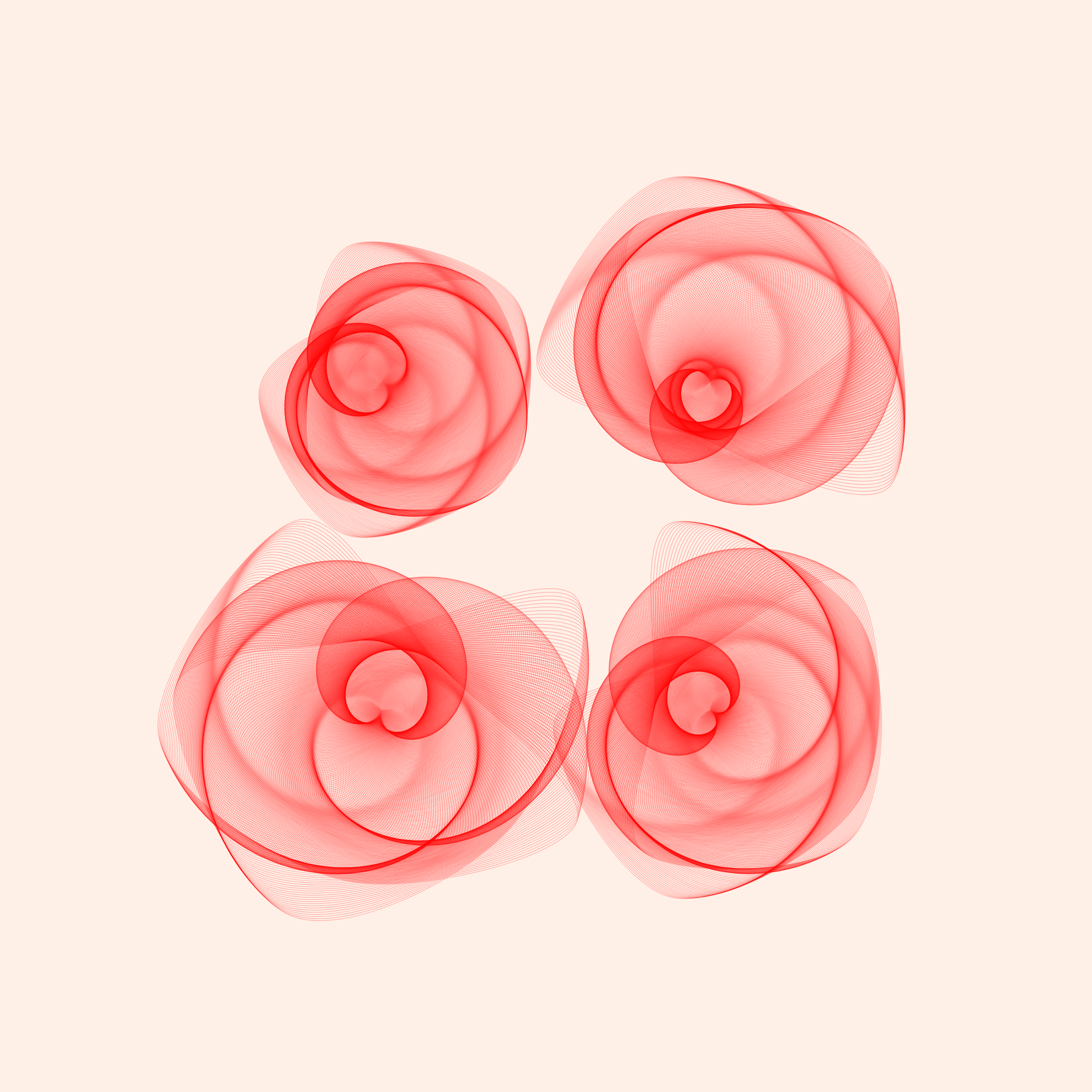 Art Blocks - Art Blocks v2 - Flowers #4552 - NFT # 116004552