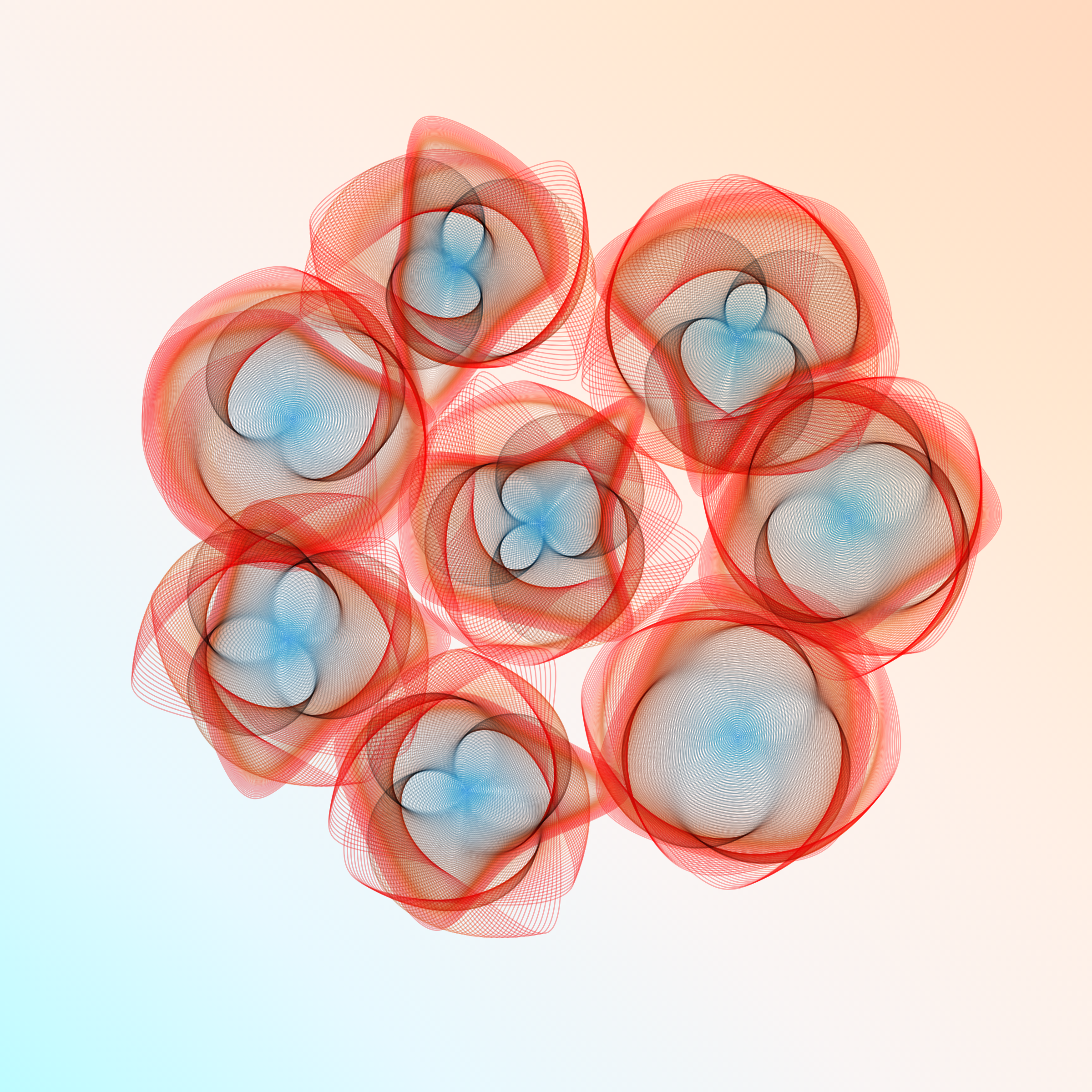 Art Blocks - Art Blocks v2 - Flowers #4560 - NFT # 116004560