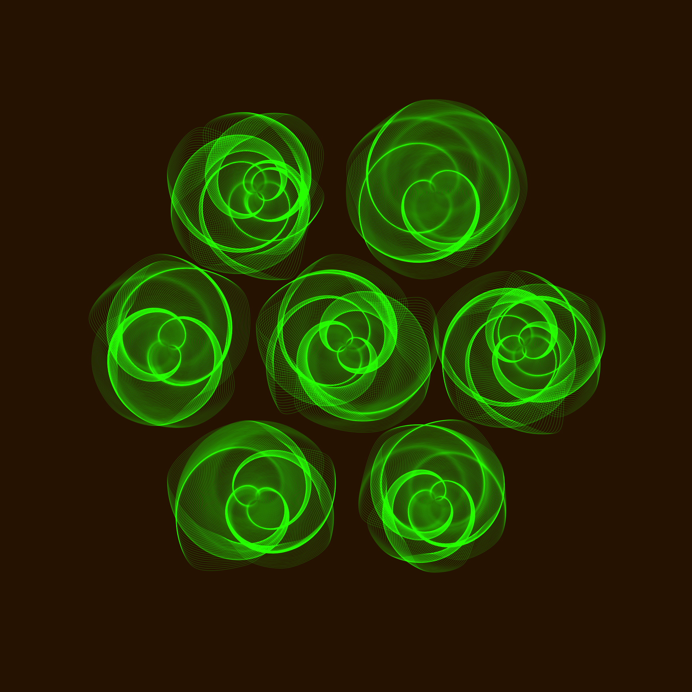 Art Blocks - Art Blocks v2 - Flowers #4569 - NFT # 116004569