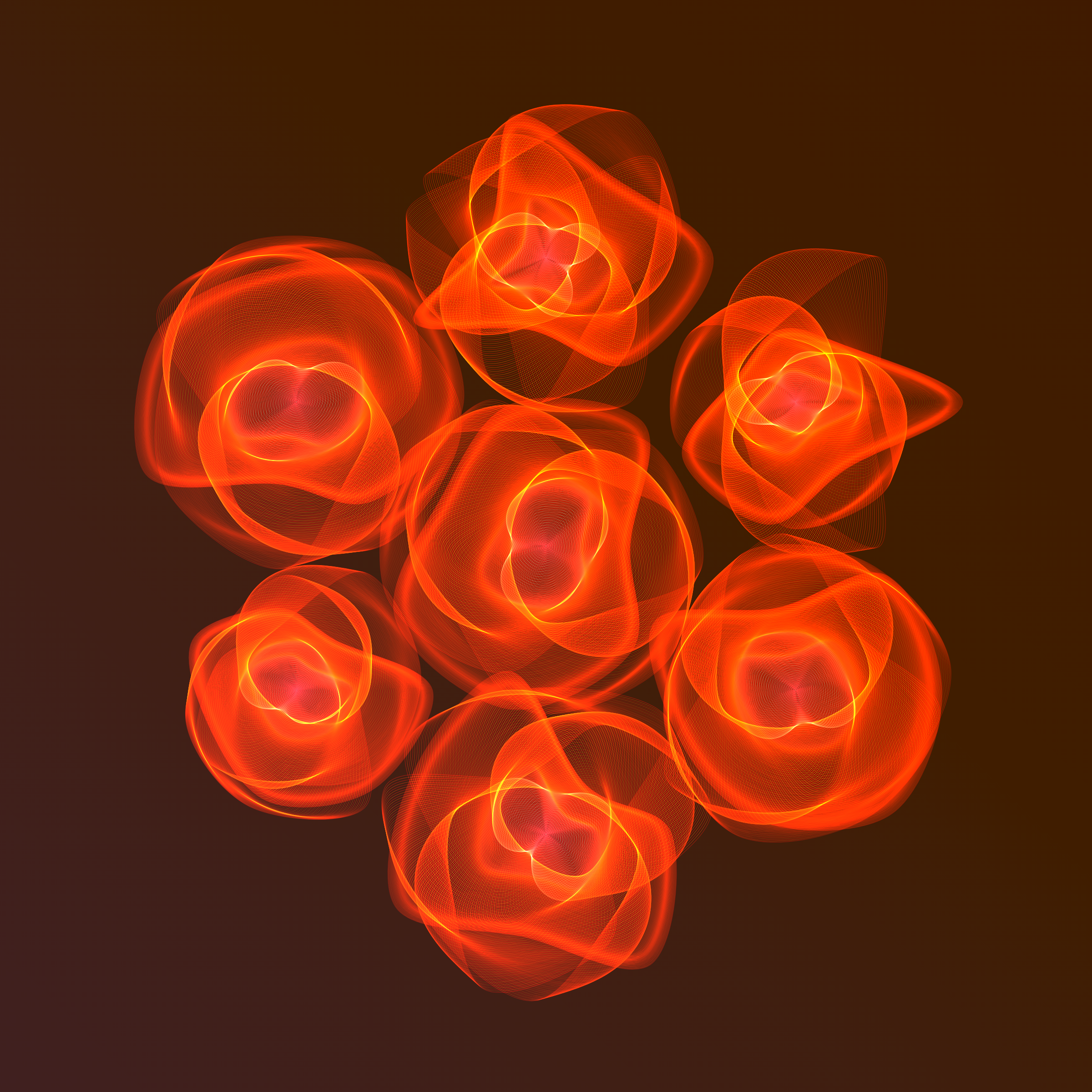 Art Blocks - Art Blocks v2 - Flowers #4570 - NFT # 116004570