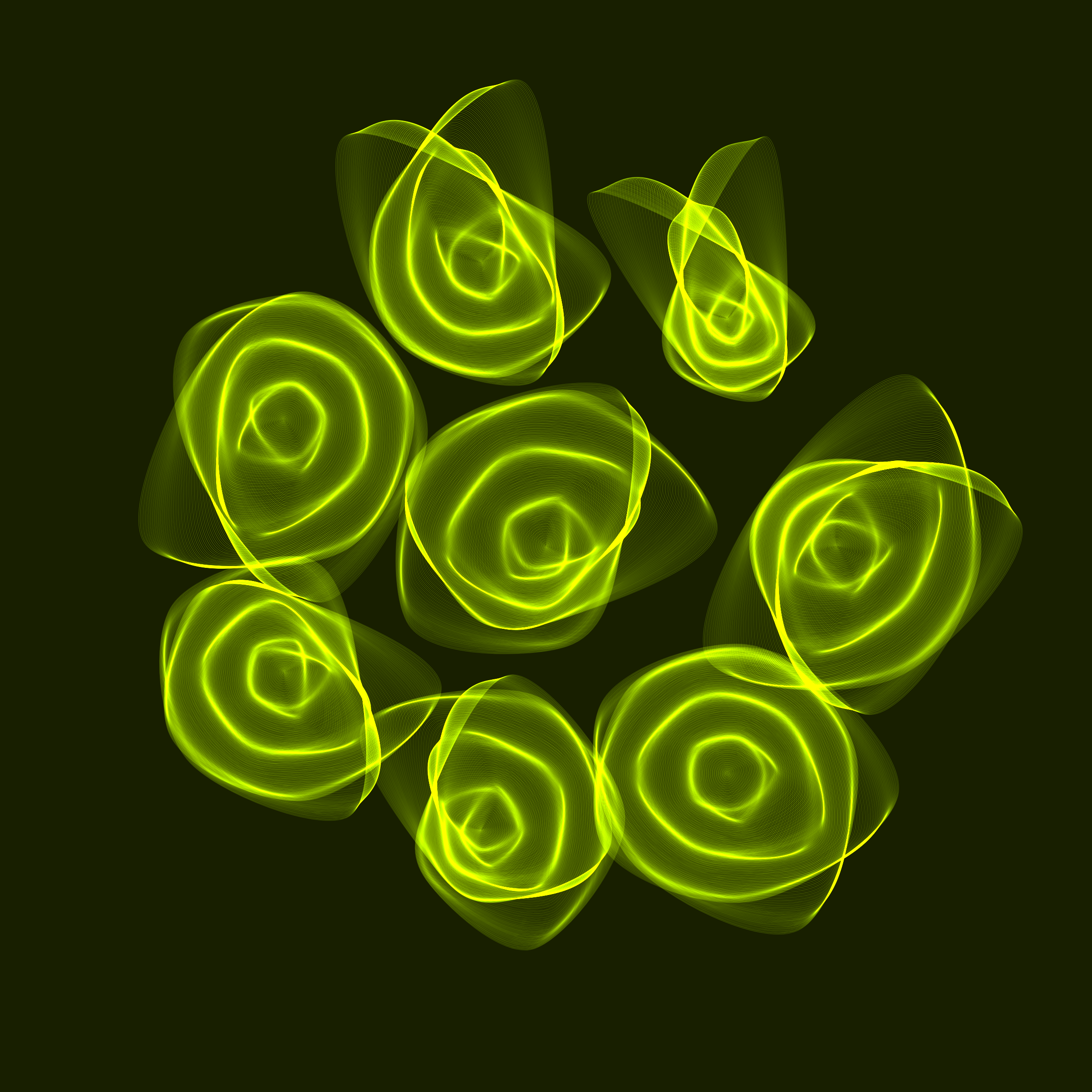 Art Blocks - Art Blocks v2 - Flowers #4579 - NFT # 116004579