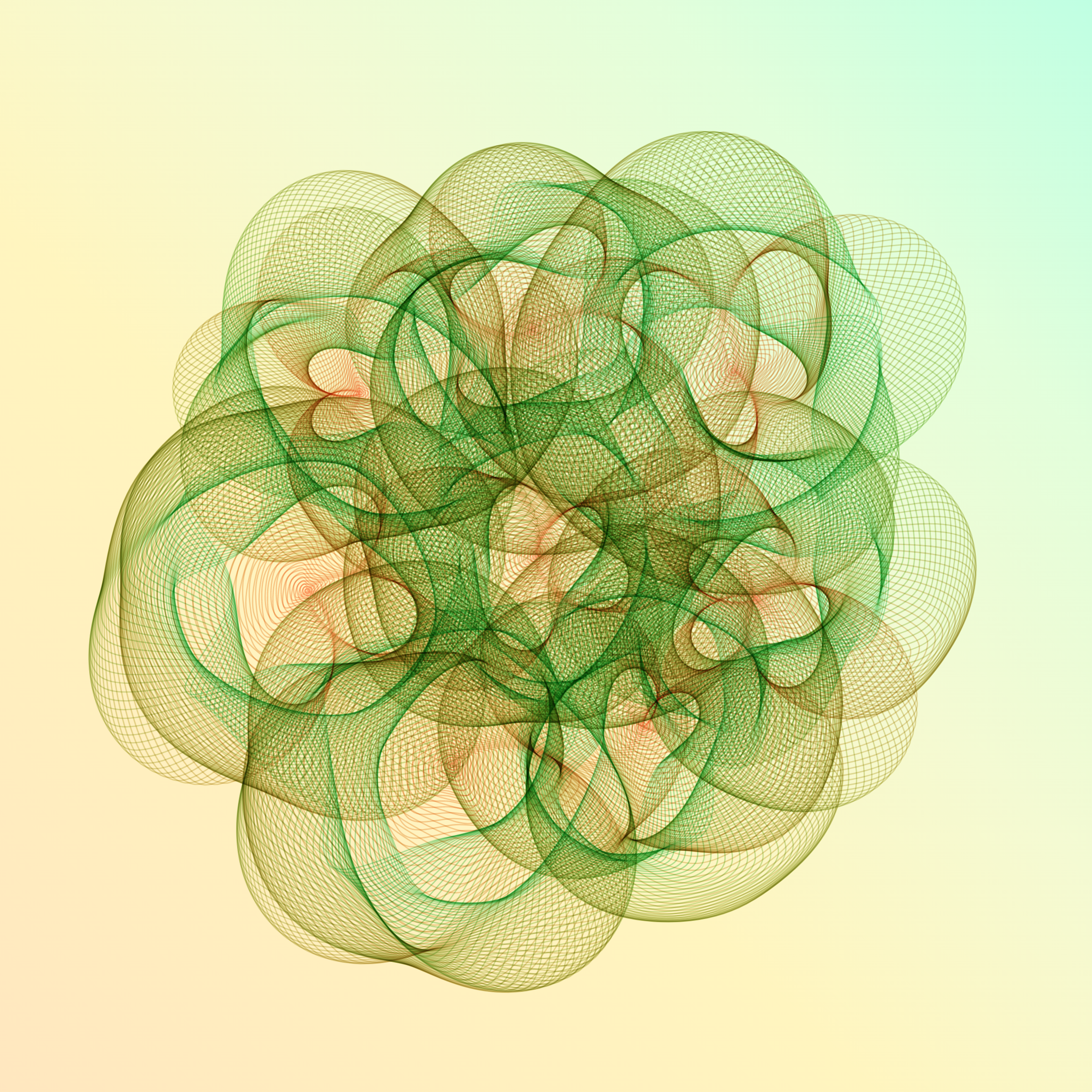 Art Blocks - Art Blocks v2 - Flowers #4580 - NFT # 116004580