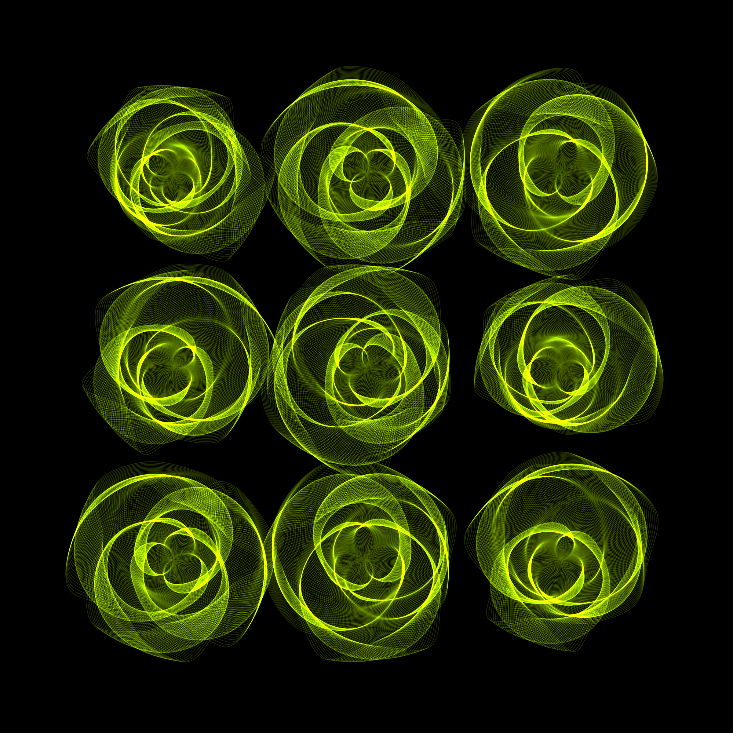 Art Blocks - Art Blocks v2 - Flowers #4581 - NFT # 116004581