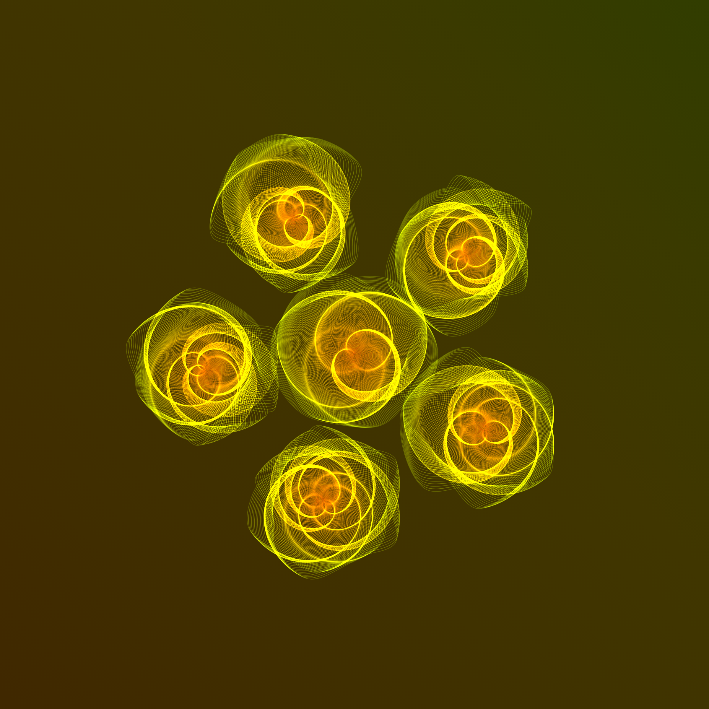 Art Blocks - Art Blocks v2 - Flowers #4585 - NFT # 116004585