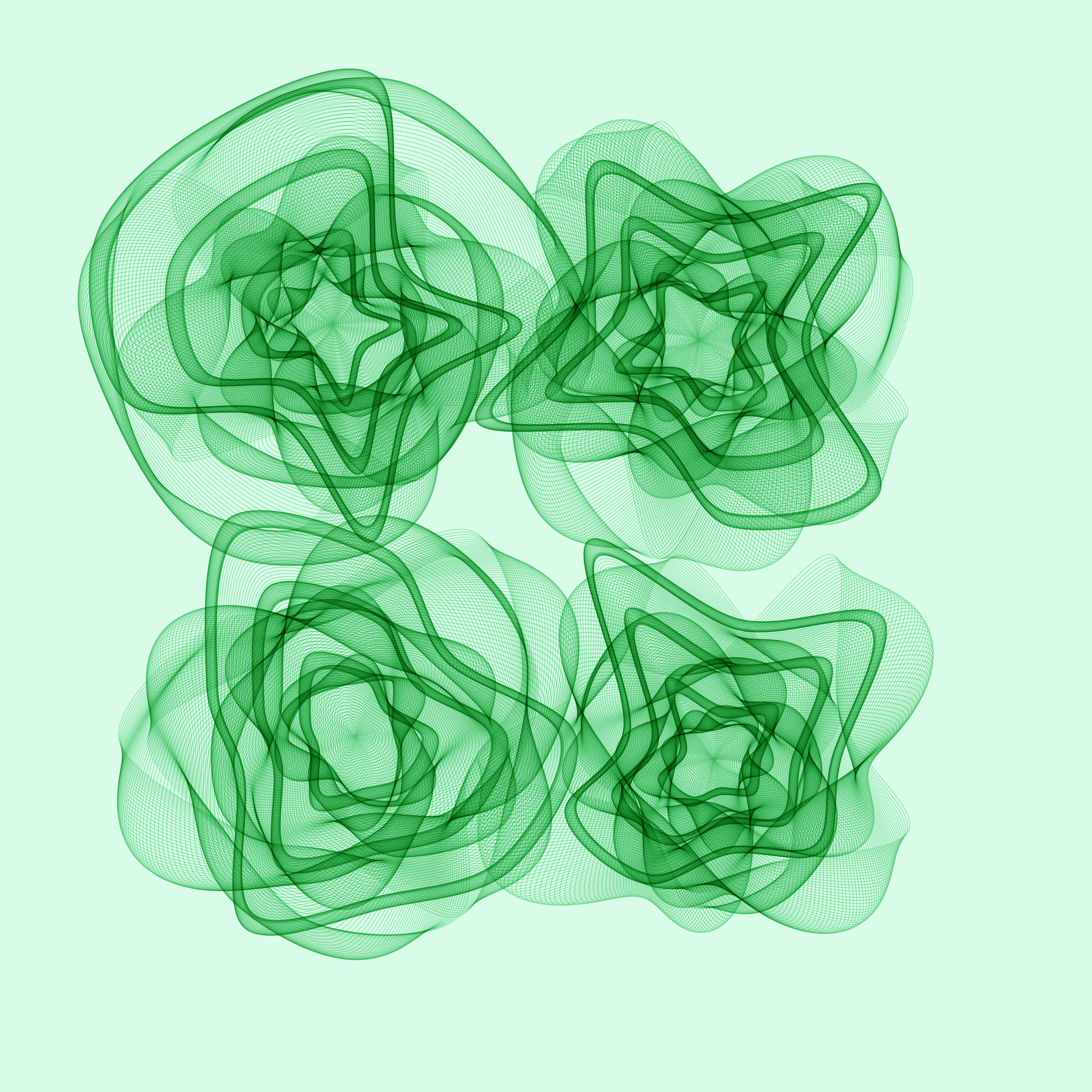 Art Blocks - Art Blocks v2 - Flowers #4587 - NFT # 116004587