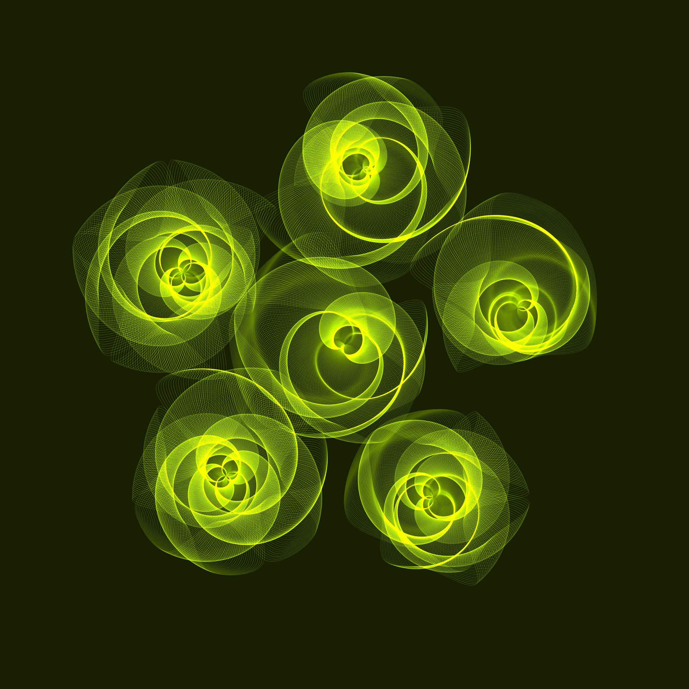 Art Blocks - Art Blocks v2 - Flowers #4589 - NFT # 116004589