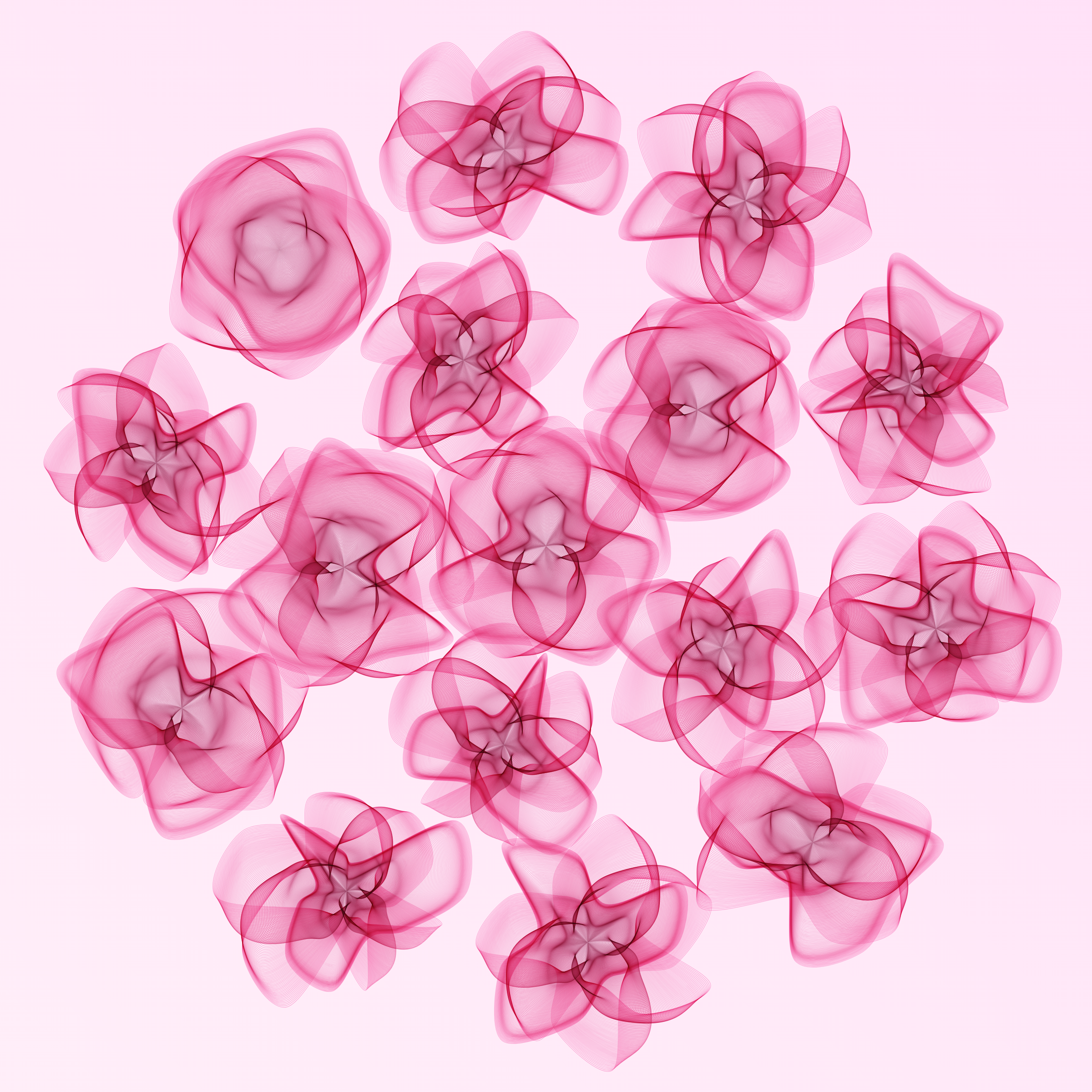 Art Blocks - Art Blocks v2 - Flowers #4593 - NFT # 116004593