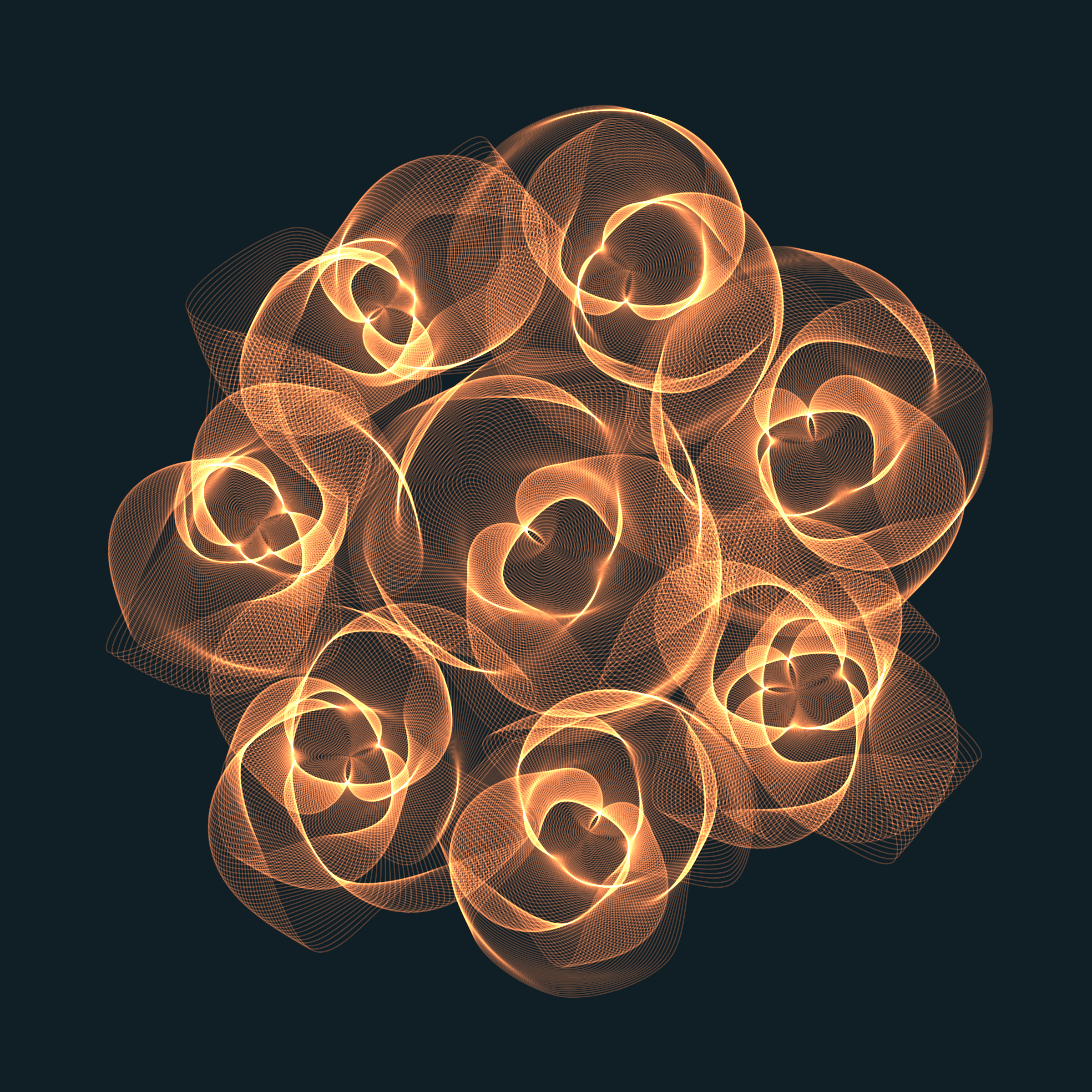 Art Blocks - Art Blocks v2 - Flowers #4595 - NFT # 116004595