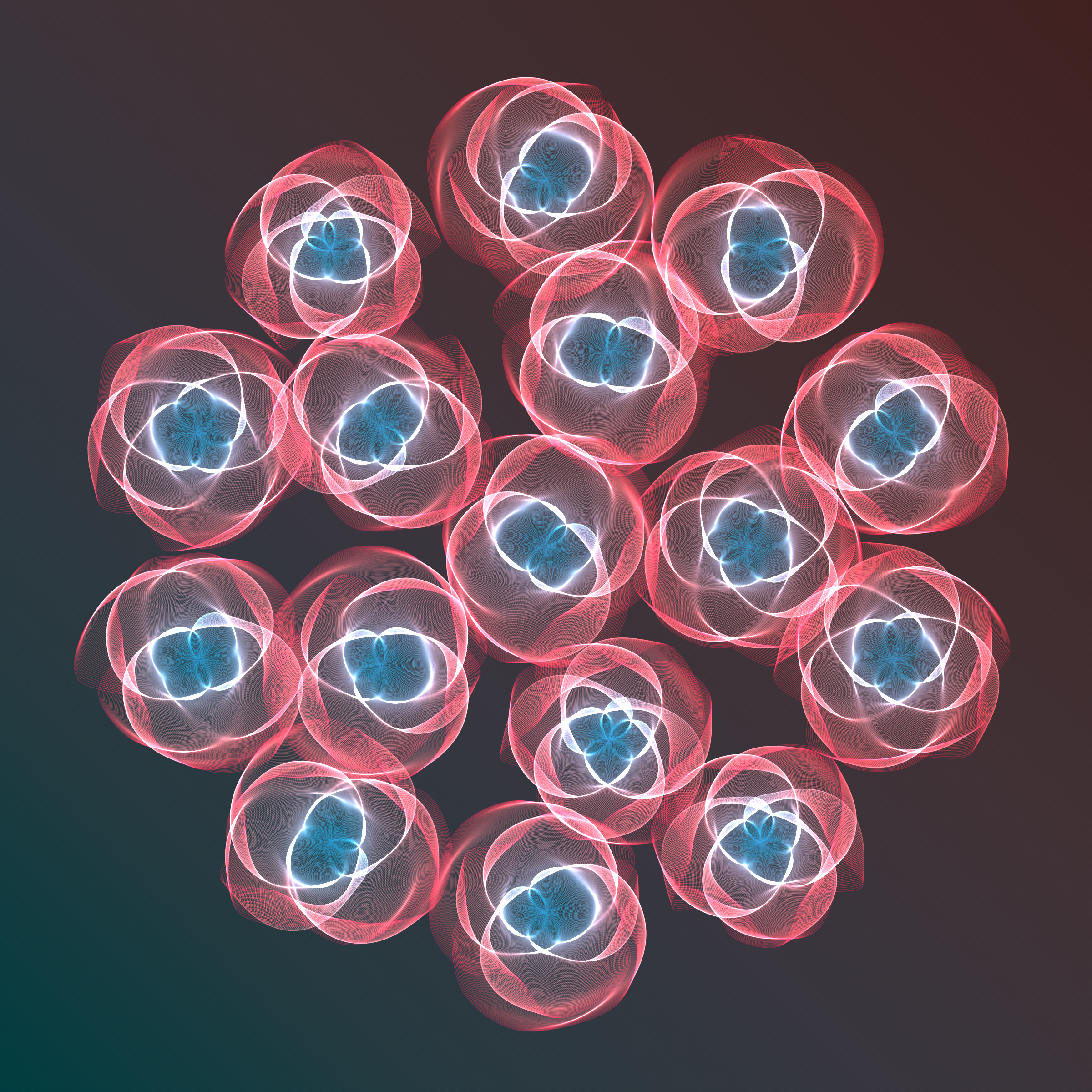 Art Blocks - Art Blocks v2 - Flowers #4607 - NFT # 116004607