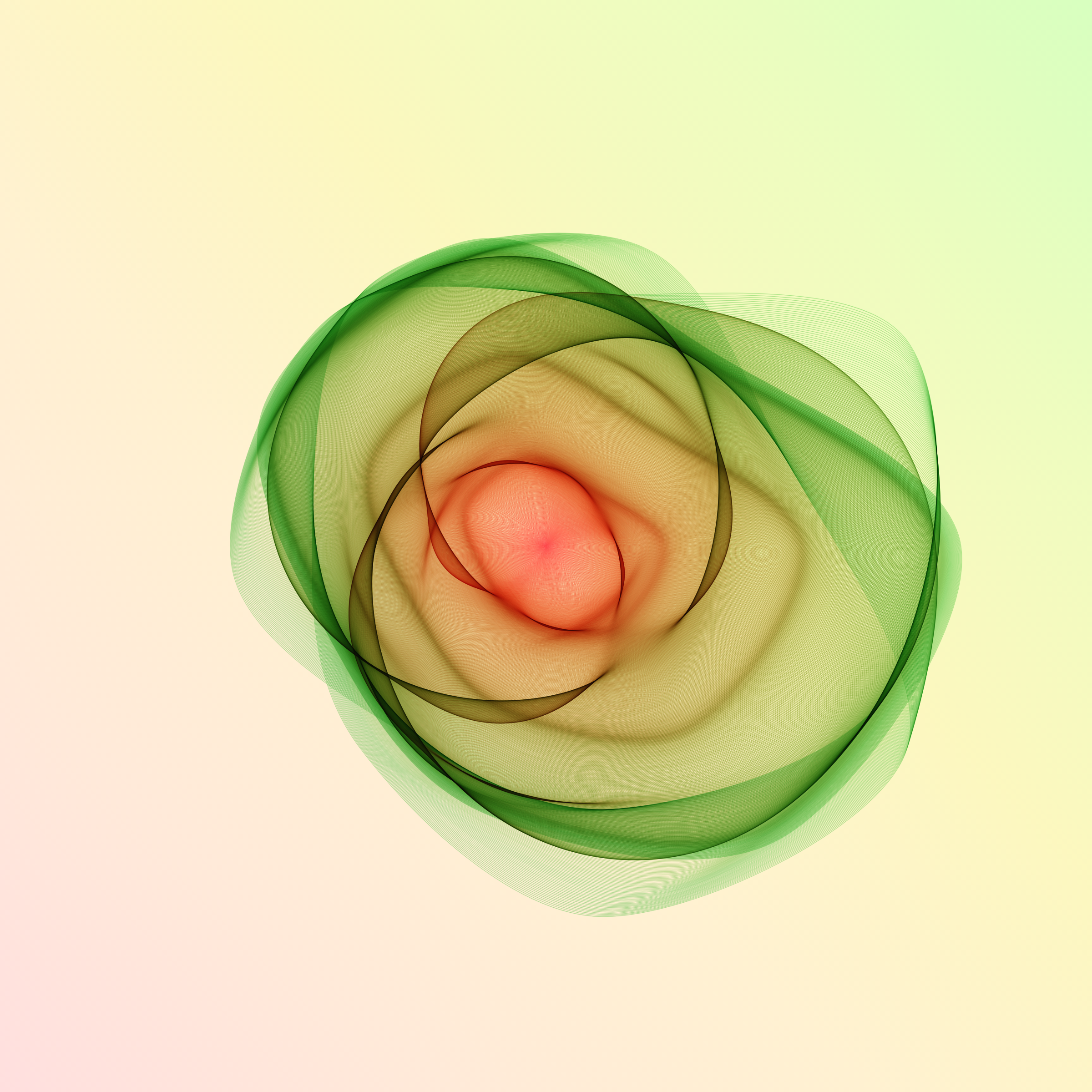 Art Blocks - Art Blocks v2 - Flowers #4624 - NFT # 116004624