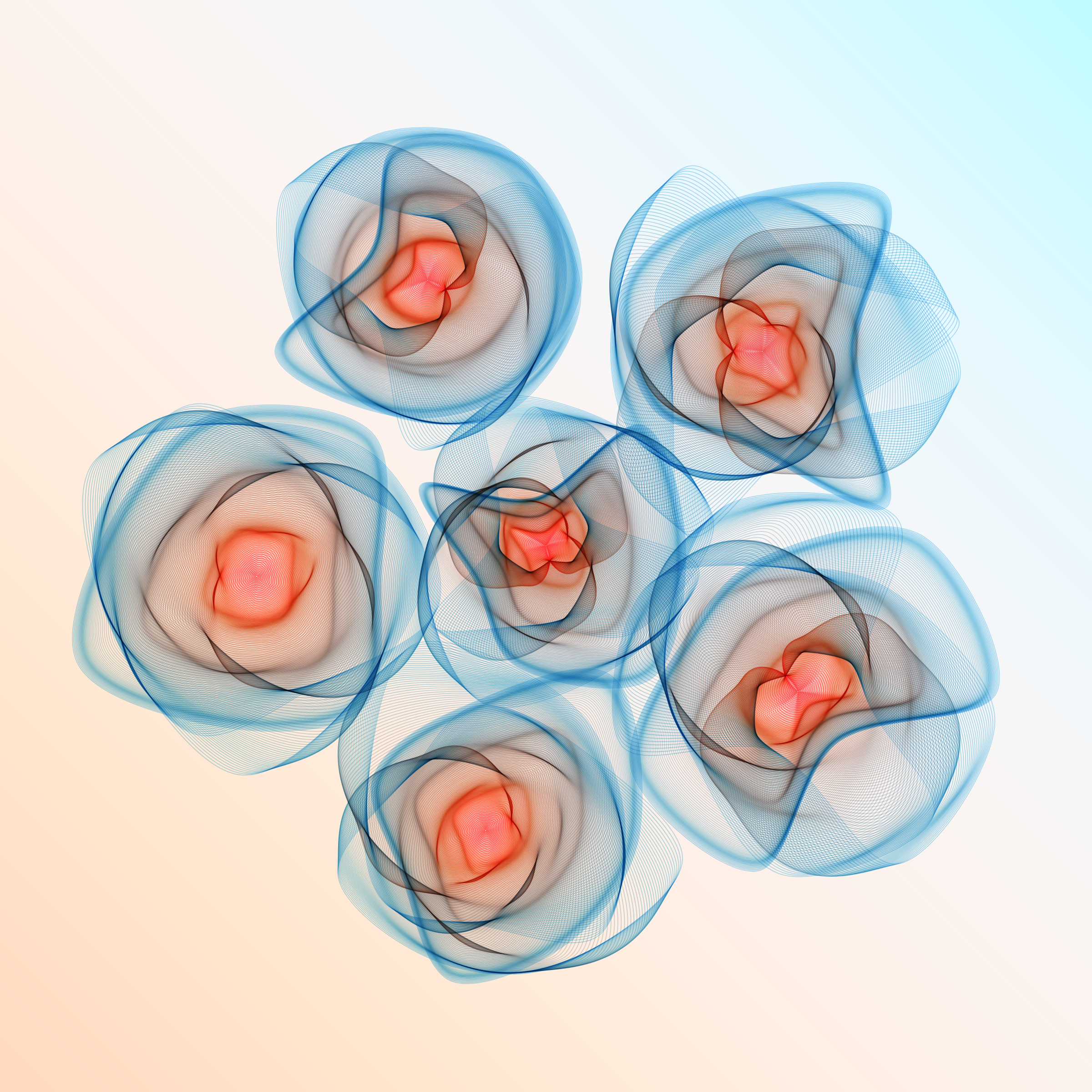 Art Blocks - Art Blocks v2 - Flowers #4625 - NFT # 116004625