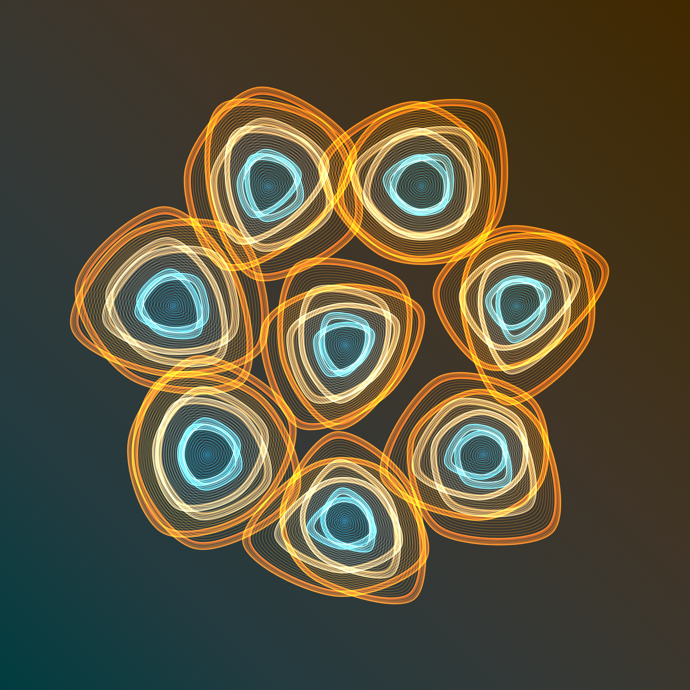 Art Blocks - Art Blocks v2 - Flowers #4641 - NFT # 116004641