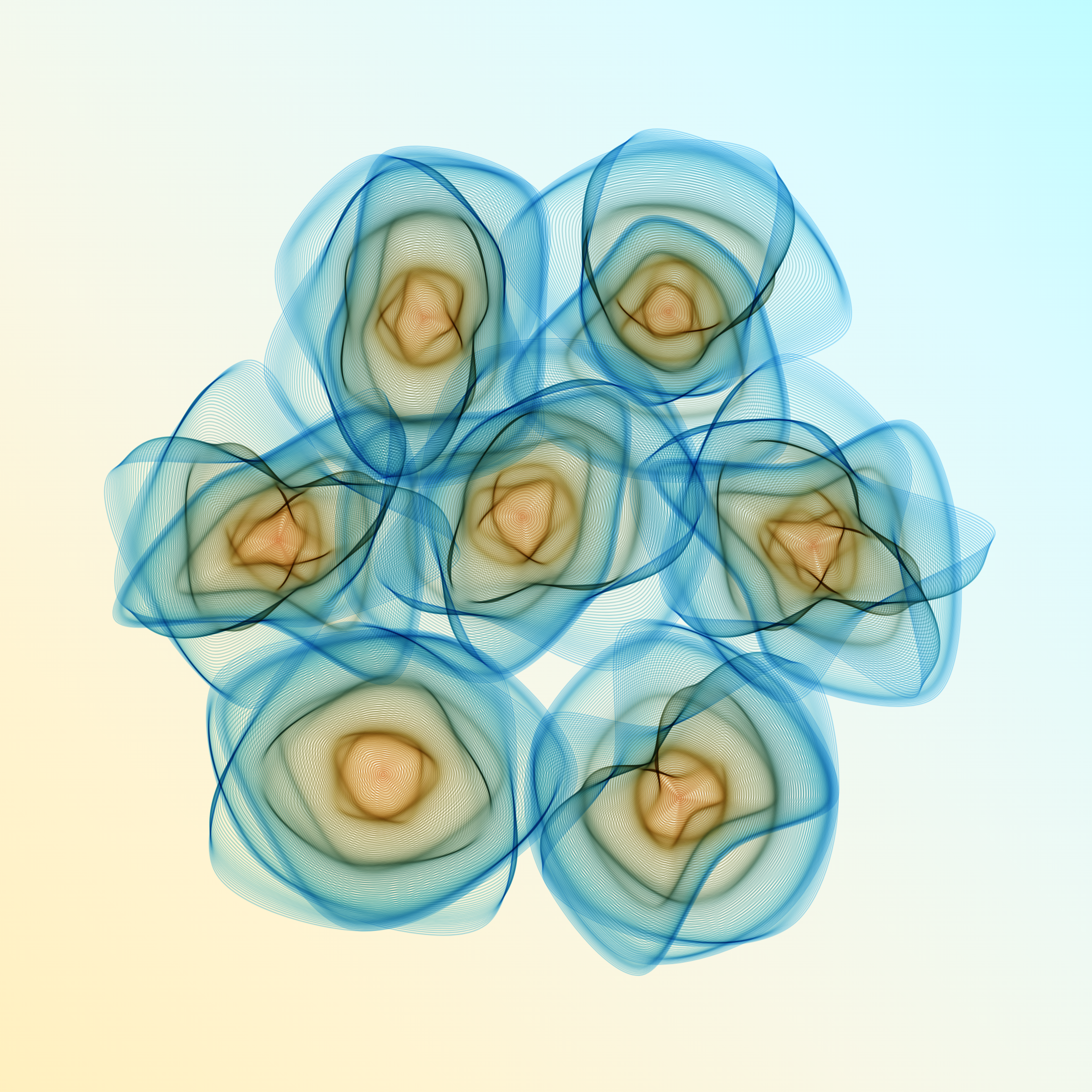 Art Blocks - Art Blocks v2 - Flowers #4645 - NFT # 116004645