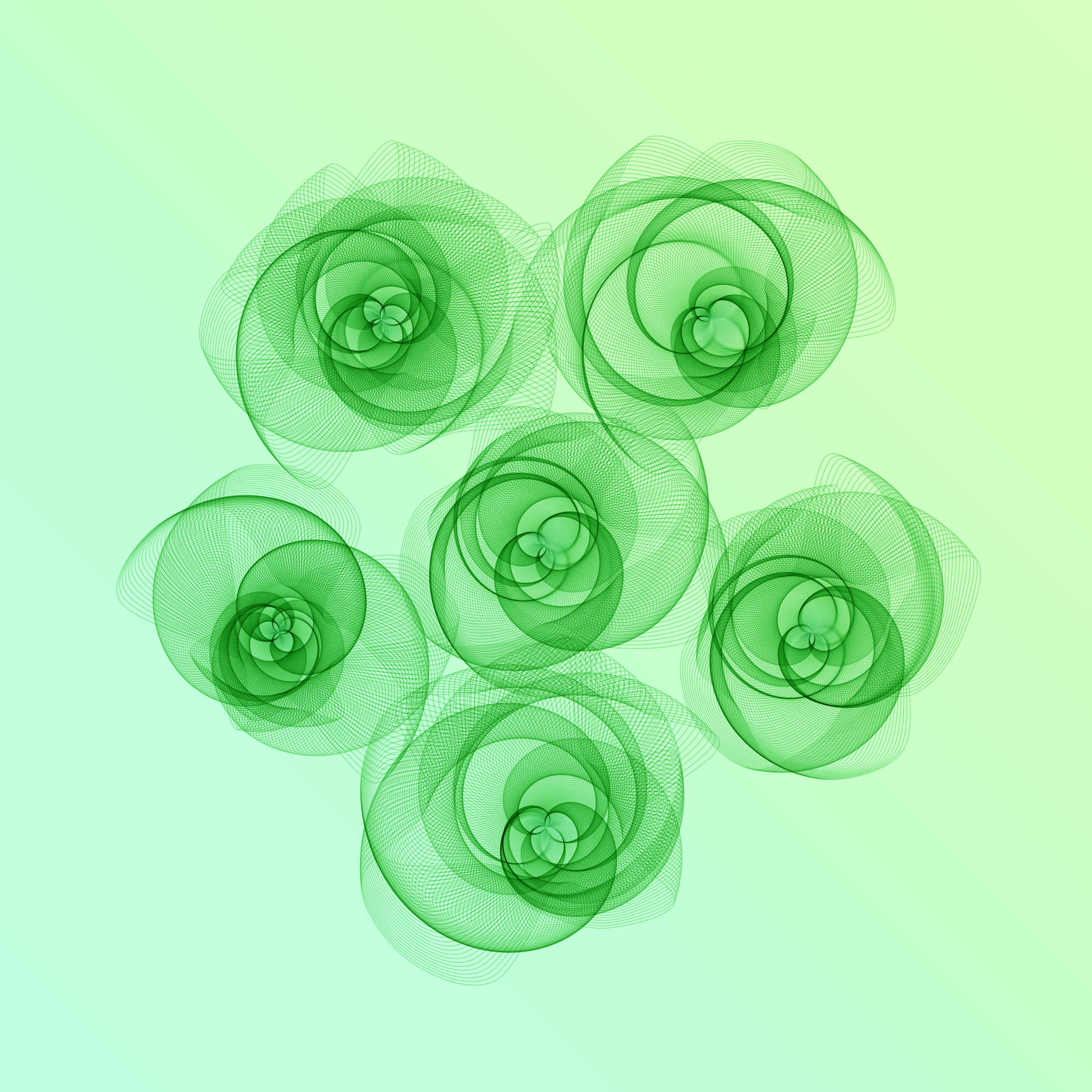 Art Blocks - Art Blocks v2 - Flowers #4652 - NFT # 116004652