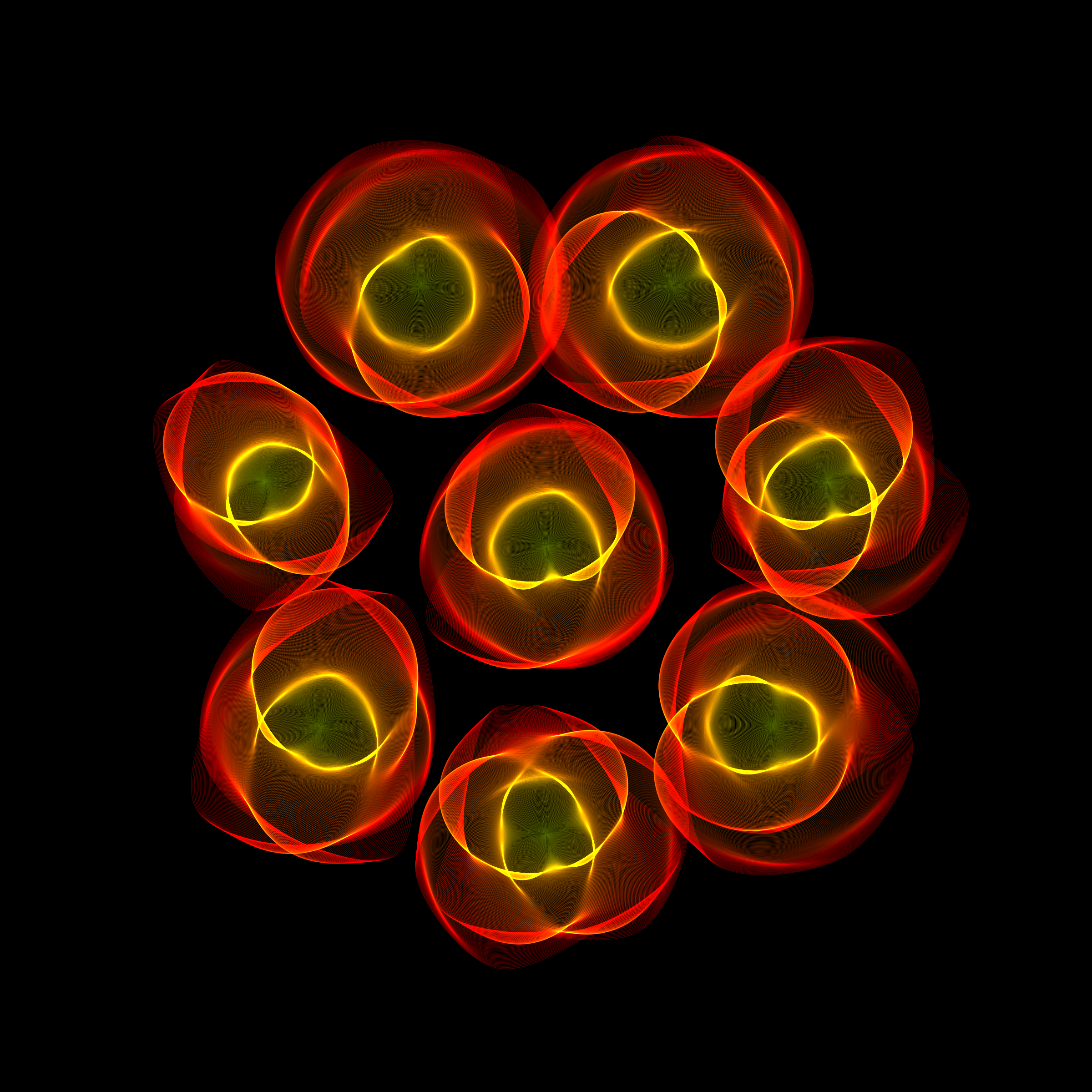 Art Blocks - Art Blocks v2 - Flowers #4654 - NFT # 116004654