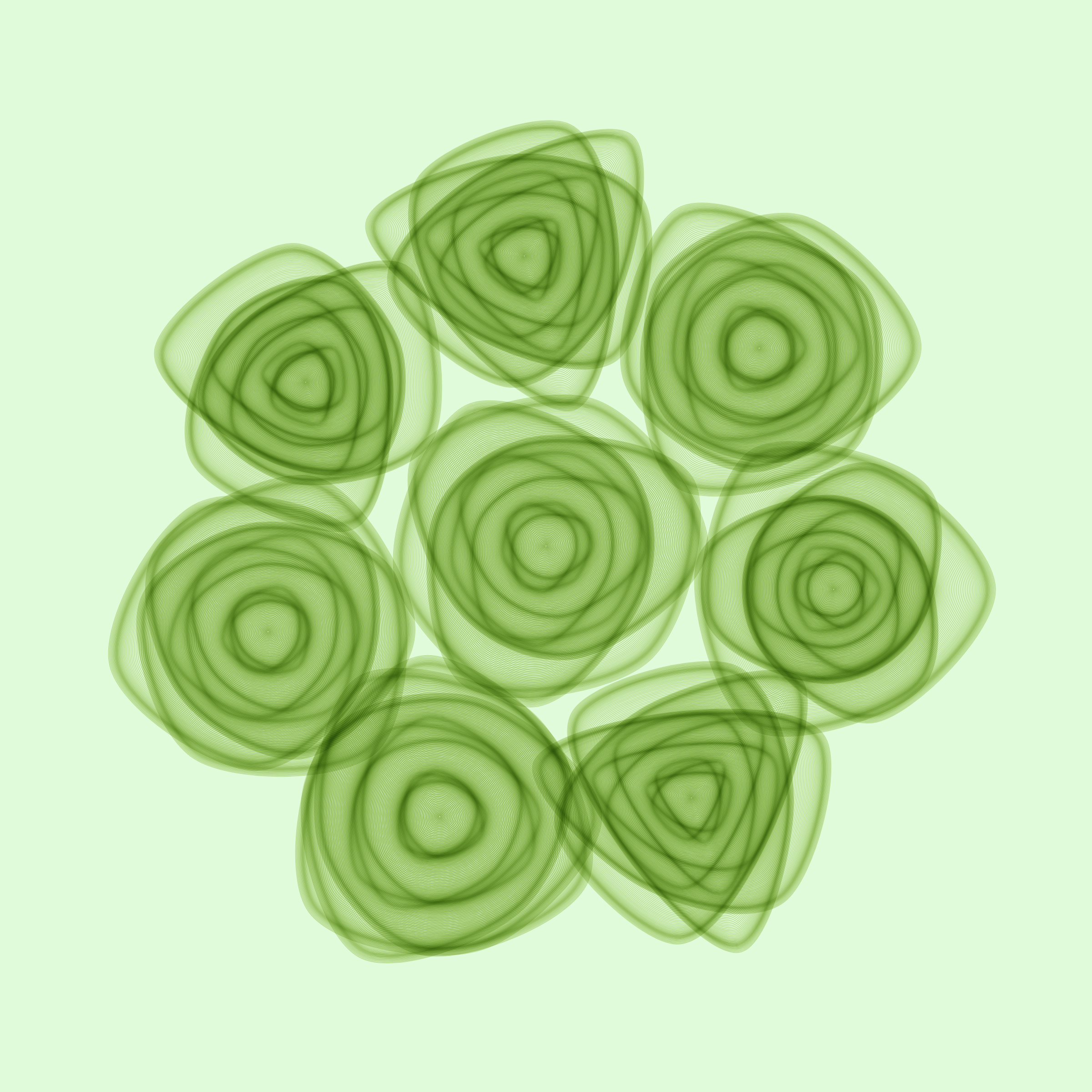 Art Blocks - Art Blocks v2 - Flowers #4667 - NFT # 116004667