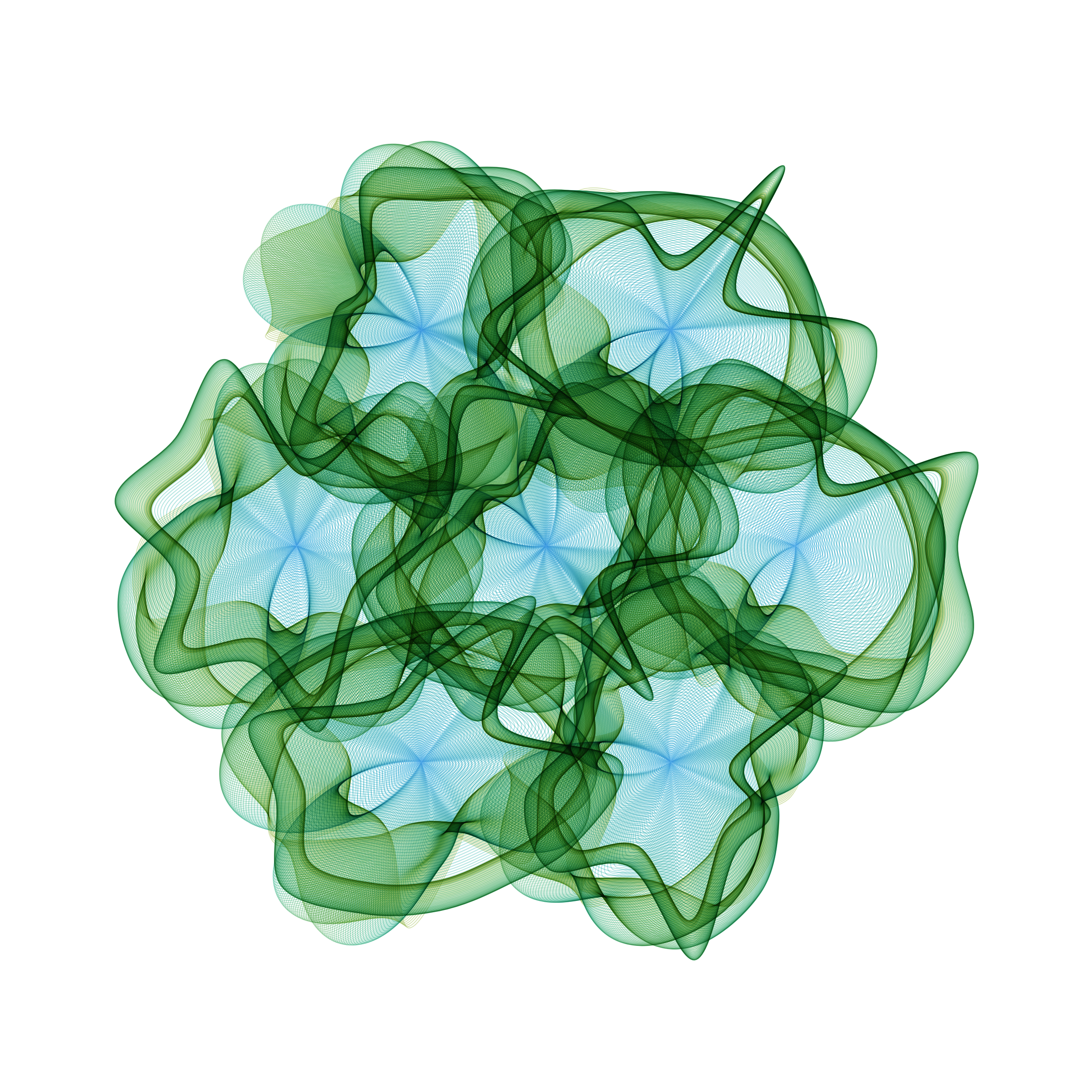 Art Blocks - Art Blocks v2 - Flowers #4668 - NFT # 116004668