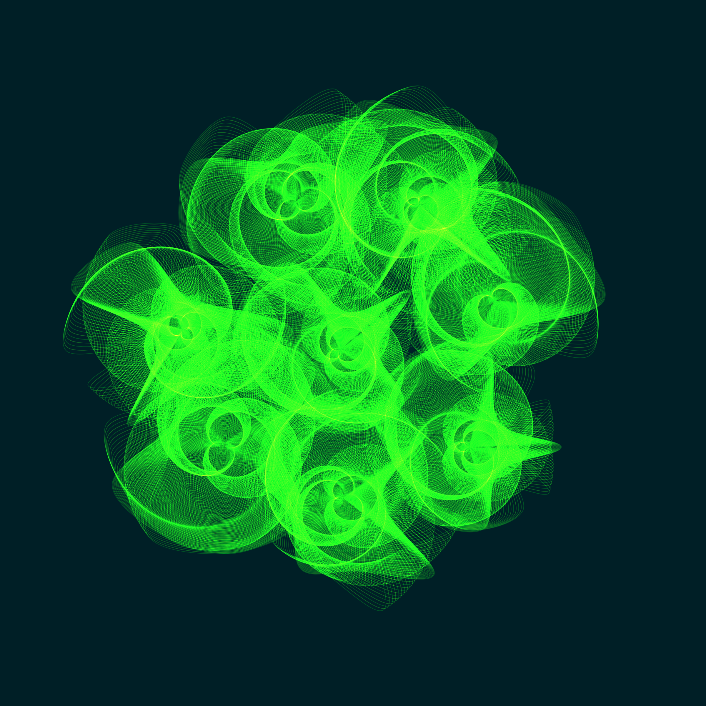 Art Blocks - Art Blocks v2 - Flowers #4672 - NFT # 116004672