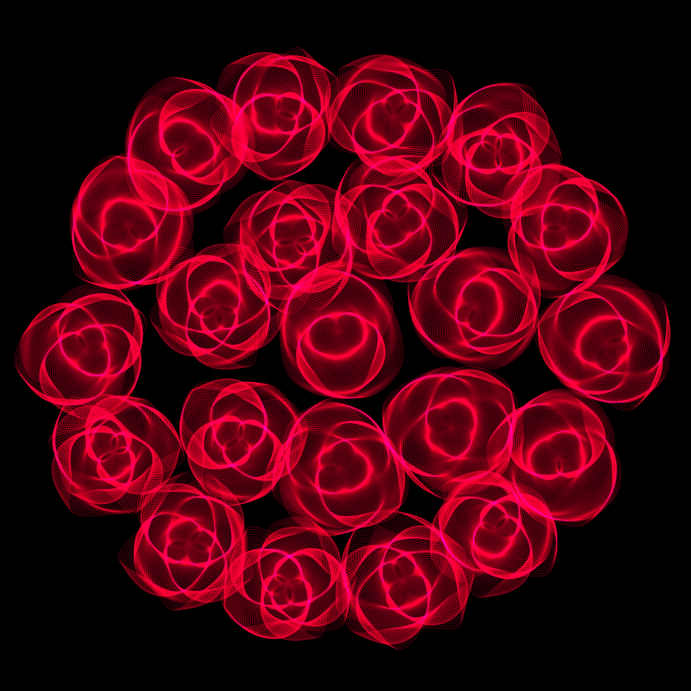 Art Blocks - Art Blocks v2 - Flowers #4683 - NFT # 116004683