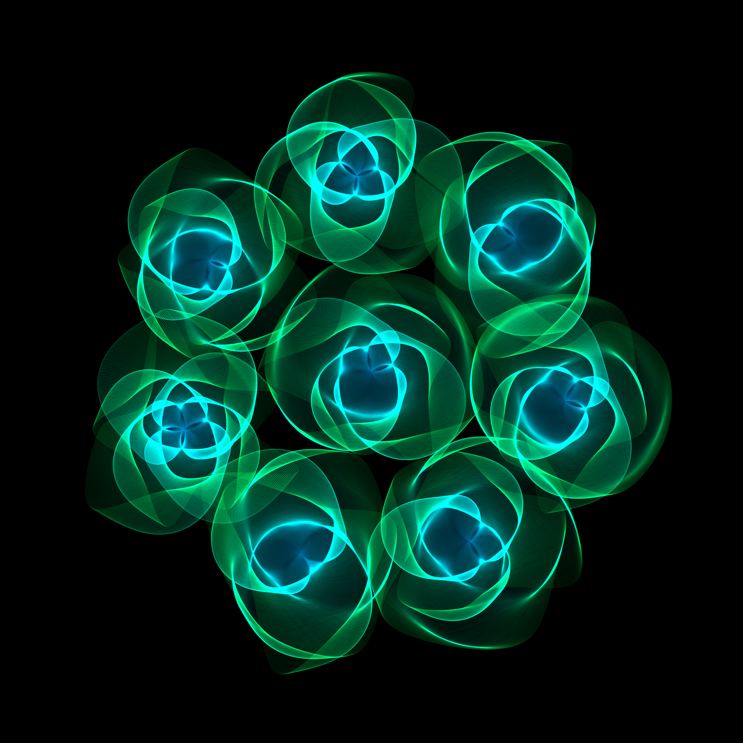 Art Blocks - Art Blocks v2 - Flowers #4693 - NFT # 116004693